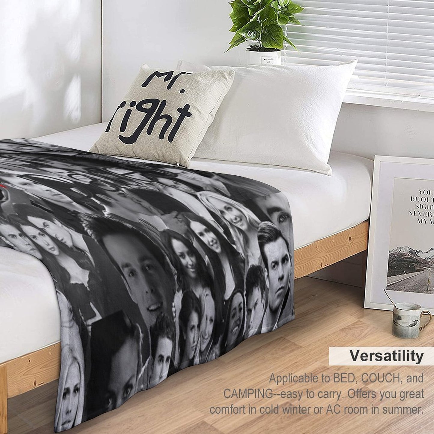 Vamp Collage Wrinkle-free Throw Blanket