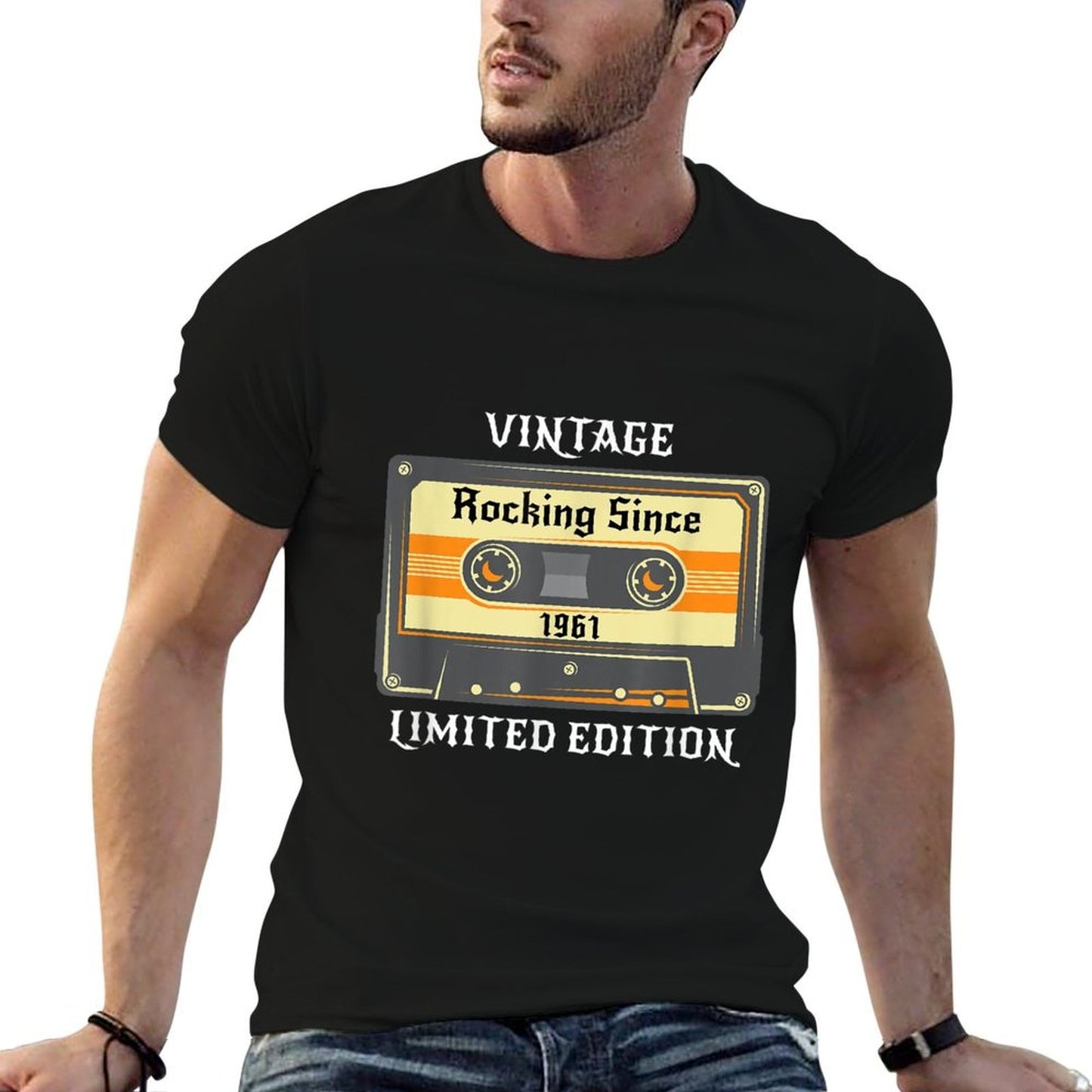 Vintage Rocking Since 1961, Limited Edition 60th Birthday Lightweight T-Shirt