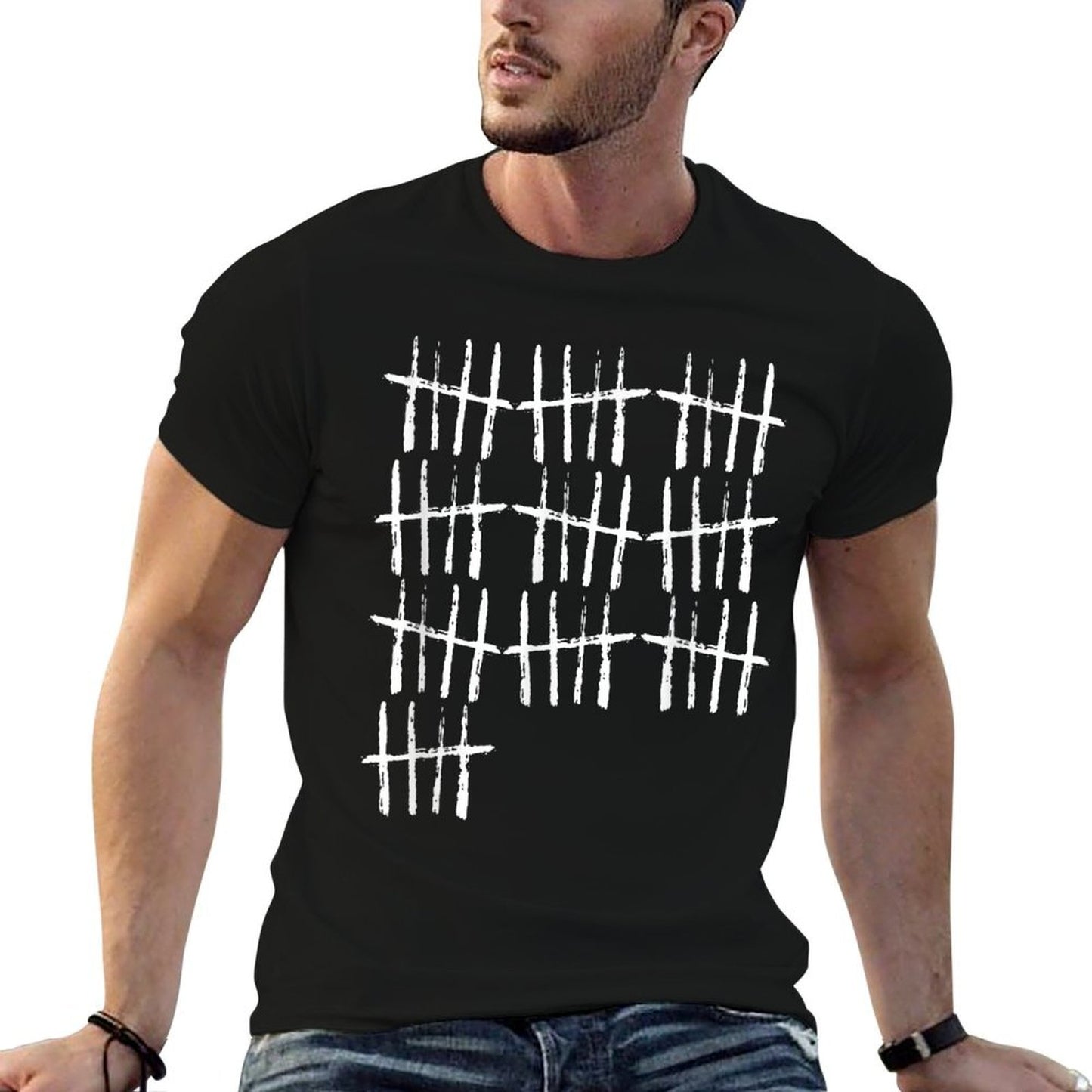 50th Birthday Tally Marks - Vintage Anniversary 50 Years Old Versatile T-Shirt