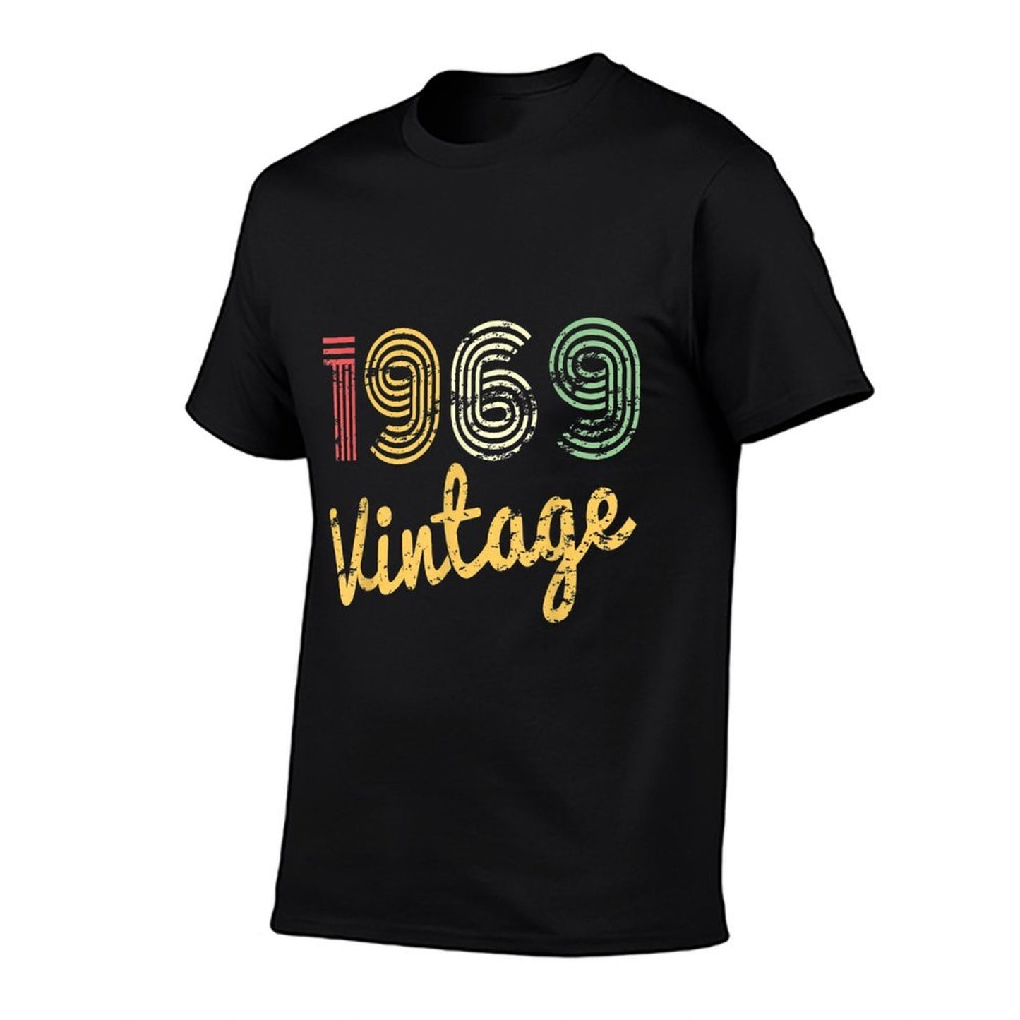 50th Year Old Birthday Gifts Grunge Women Men Vintage 1969 Vintage-inspired T-Shirt