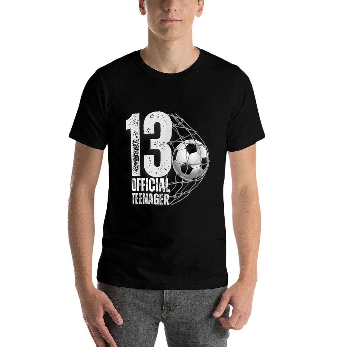 13 Years Officialnager Soccer 13th Birthday Boys Girls Moisture-wicking T-Shirt