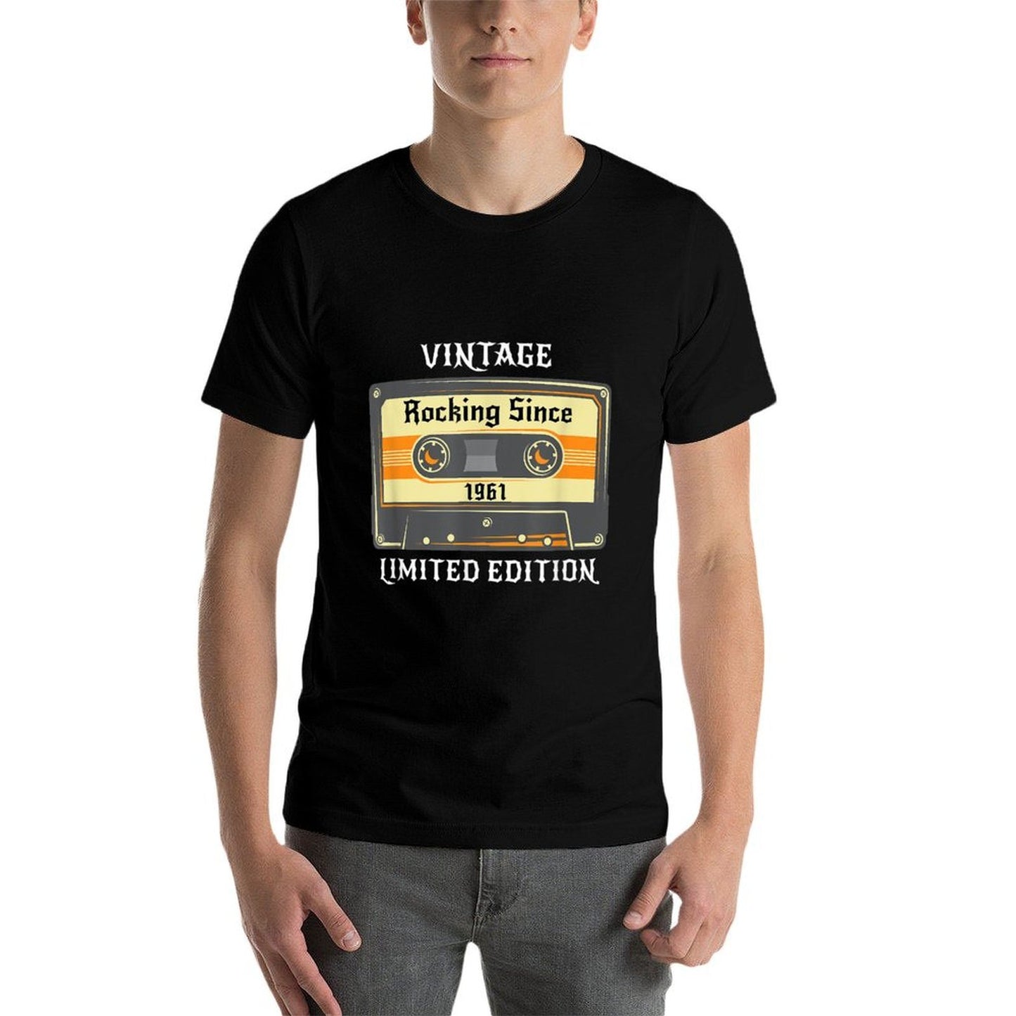 Vintage Rocking Since 1961, Limited Edition 60th Birthday Lightweight T-Shirt