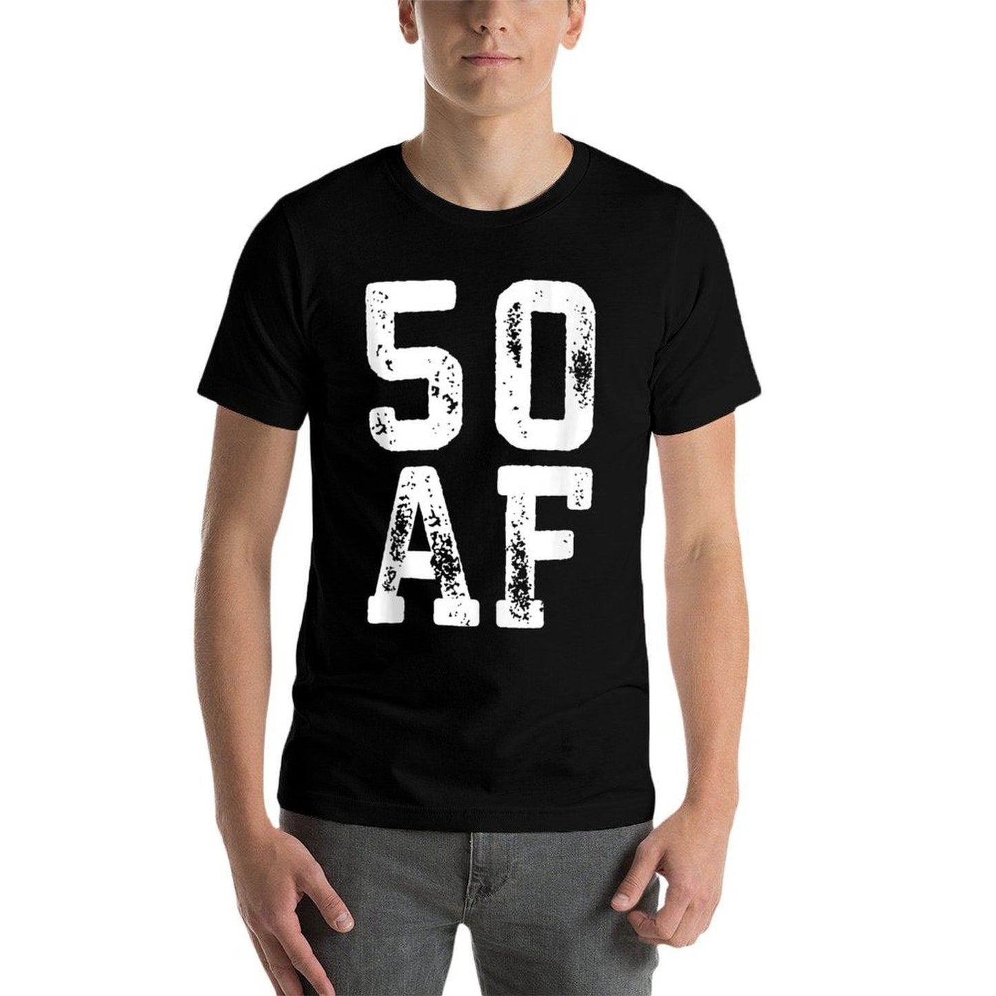 50 AF Men Women 50th Birthday Slim-fit Cut T-Shirt