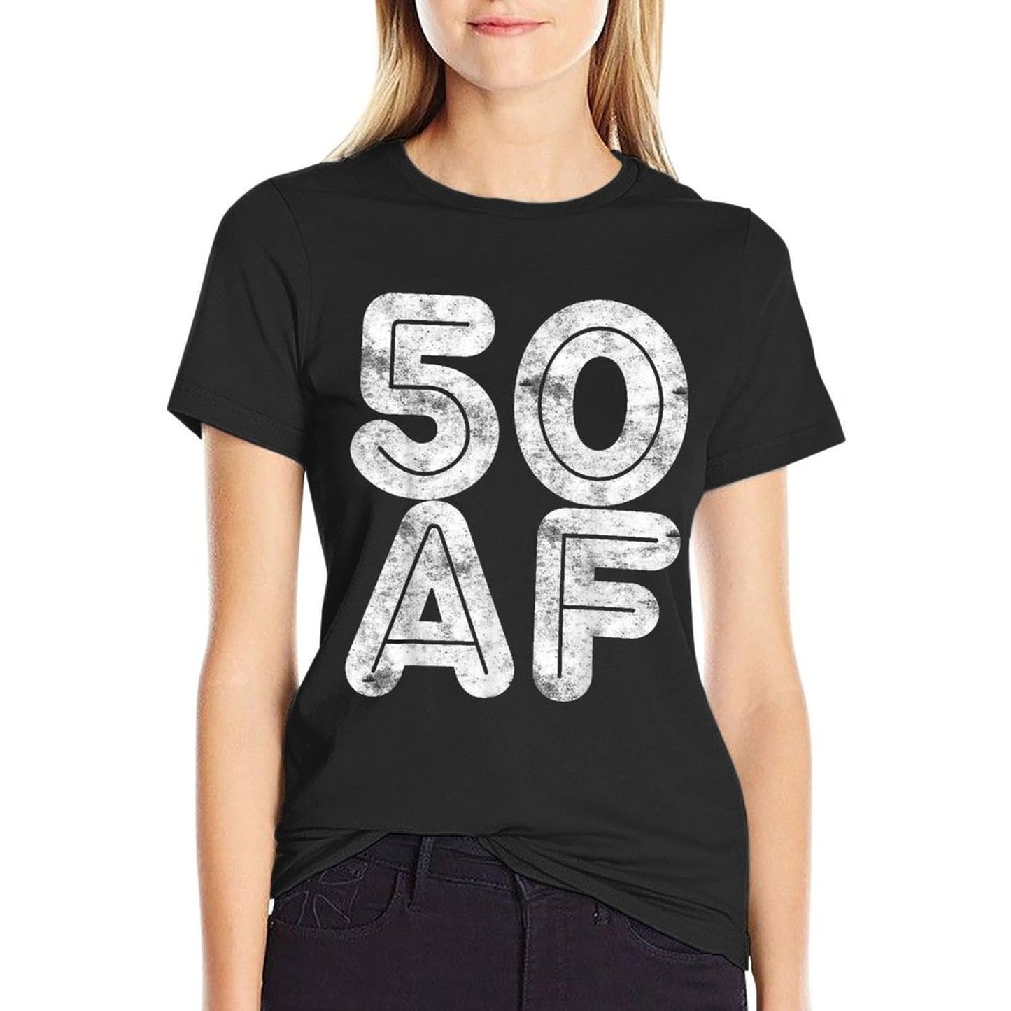50 AF Men Women 50th Birthday Quick-drying T-Shirt