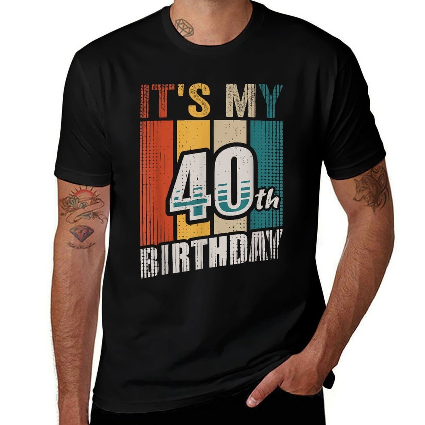 Vintage It's My 40th Birthday Cotton T-Shirt
