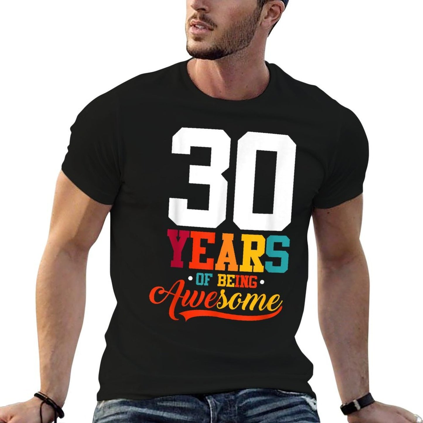 30 Years Of Being Awesome Gifts 30 Years Old 30th Birthday Stretchy T-Shirt