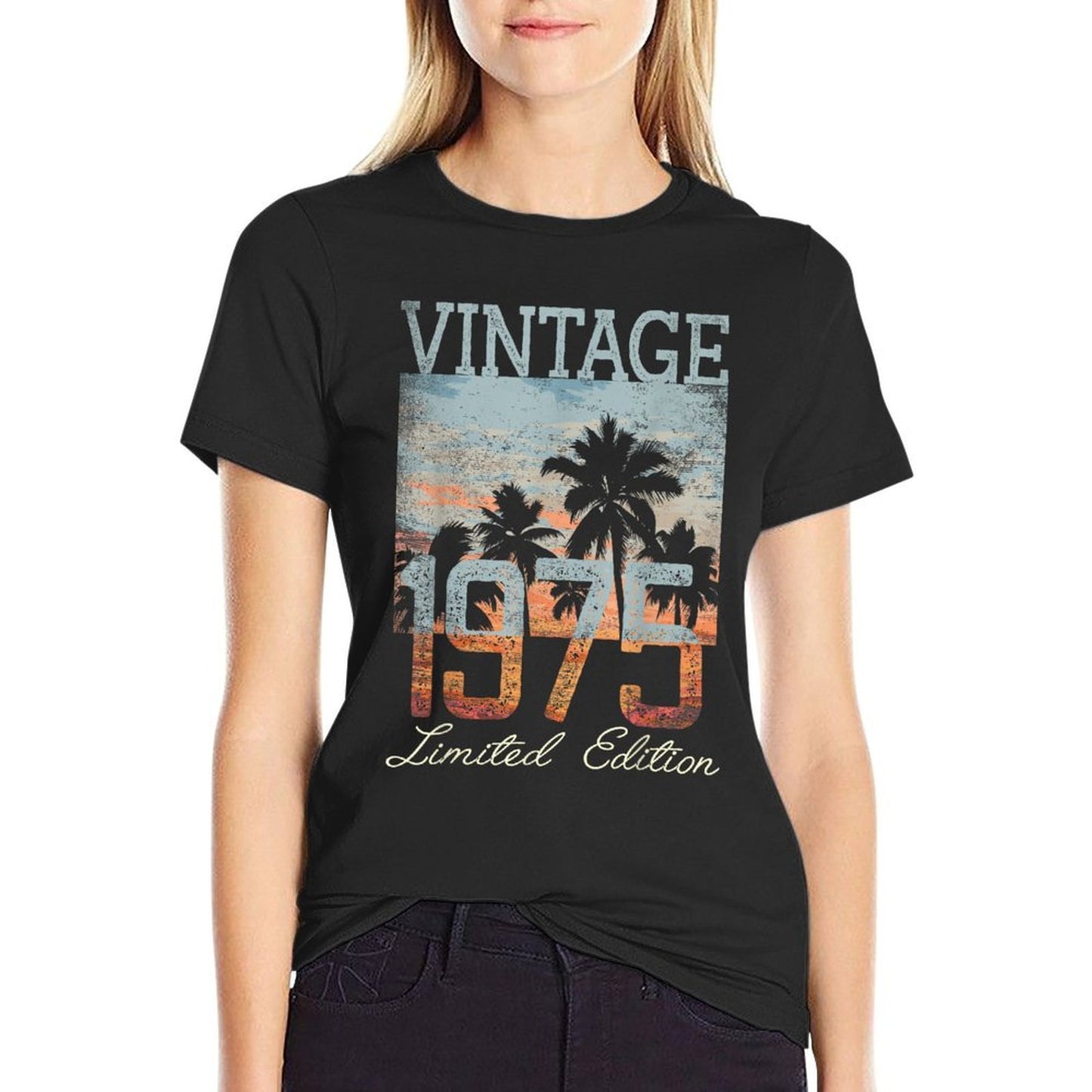 Vintage 1975 Limited Edition 50th Birthday 50 Year Old Gifts Eco-friendly Material T-Shirt