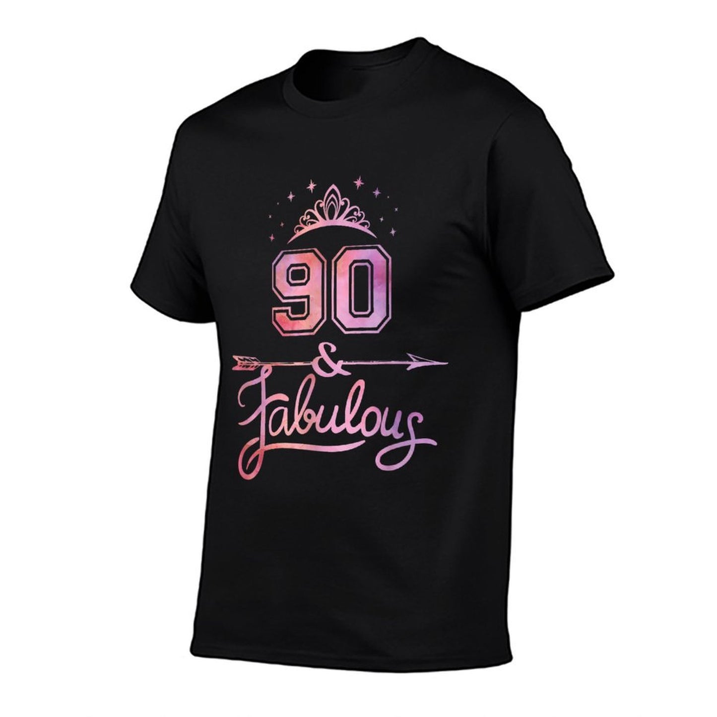 Women 90 Years Old And Fabulous Happy 90th Birthday Slim-fit Cut T-Shirt