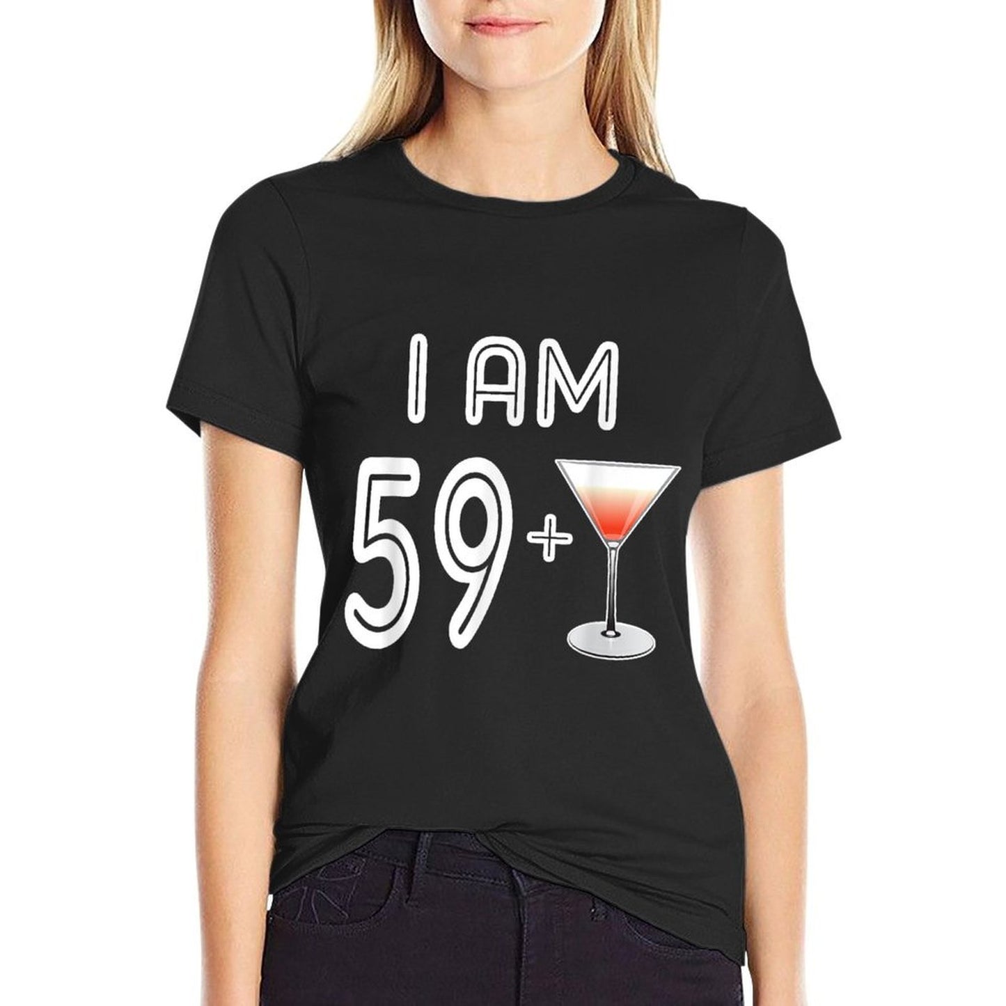 60 Years Old Martini Drinking Gift 60th Birthday Gifts Soft T-Shirt