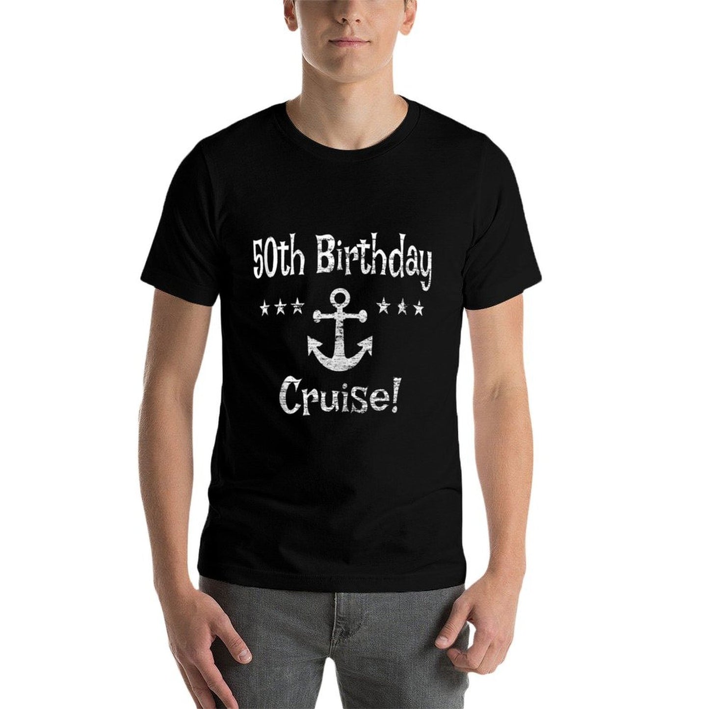 50th Birthday Cruise - Cruise Boat Vacation Gift Easy-care T-Shirt