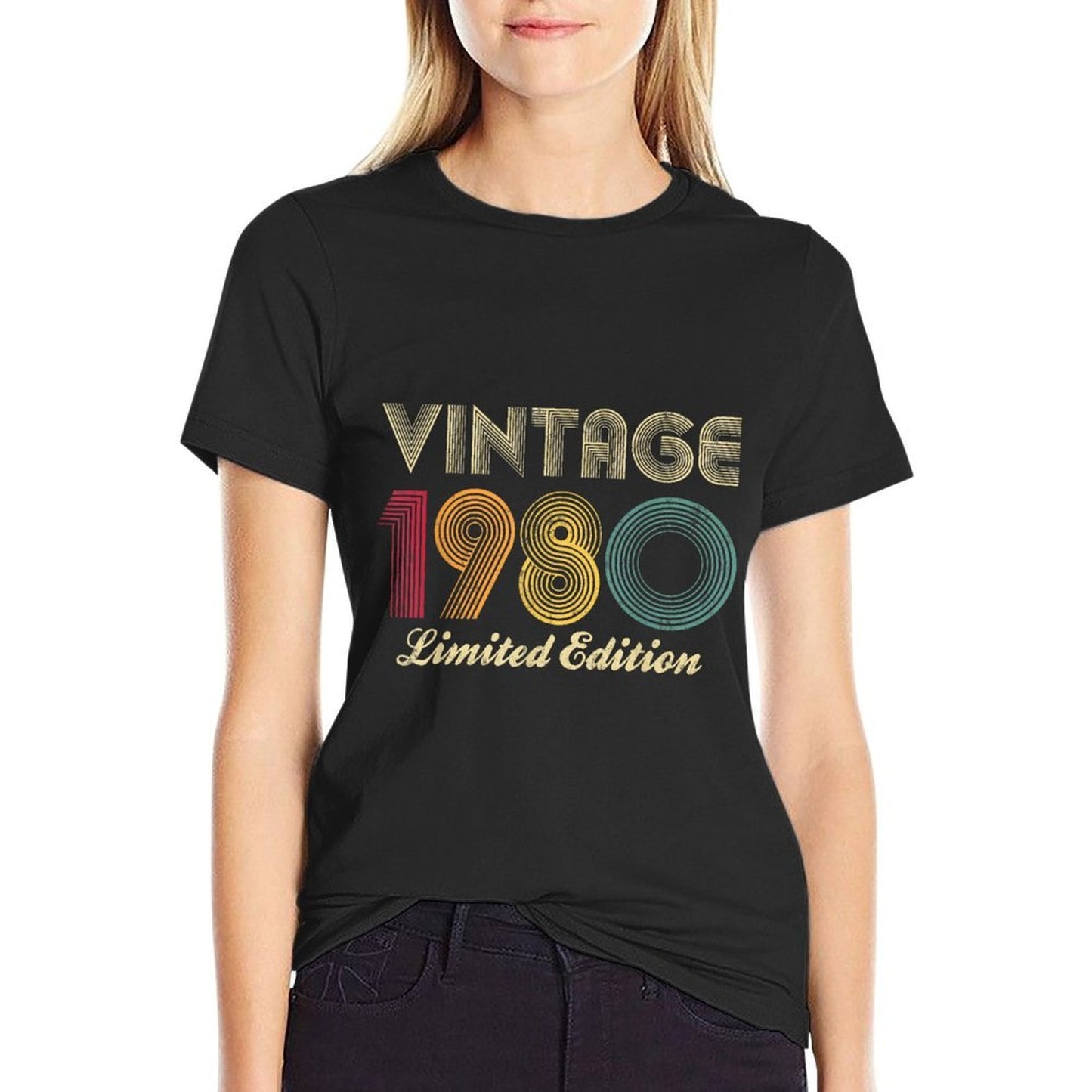 1980 45th Birthday Vintage Limited Edition Men Women Wrinkle-resistant T-Shirt