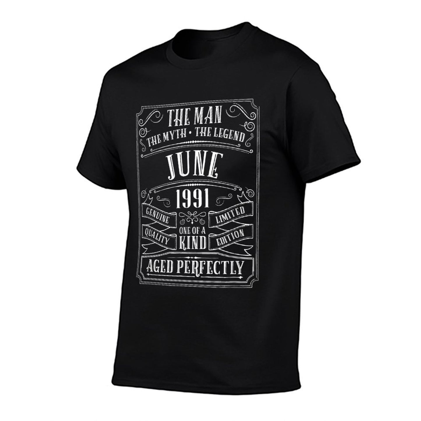 30th Birthday June 1991 Men Gifts 30 Year Old Nephew Trendy Pattern T-Shirt