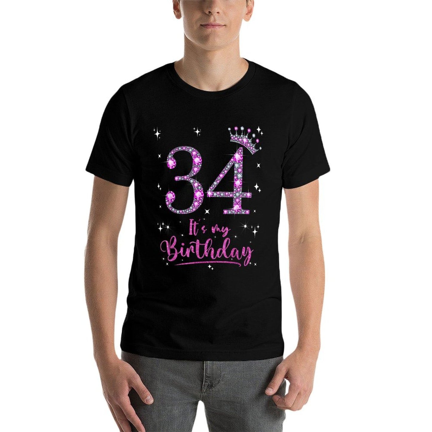 34 It's My Birthday 34 Years Old 34th Birthday Women Gift Classic T-Shirt