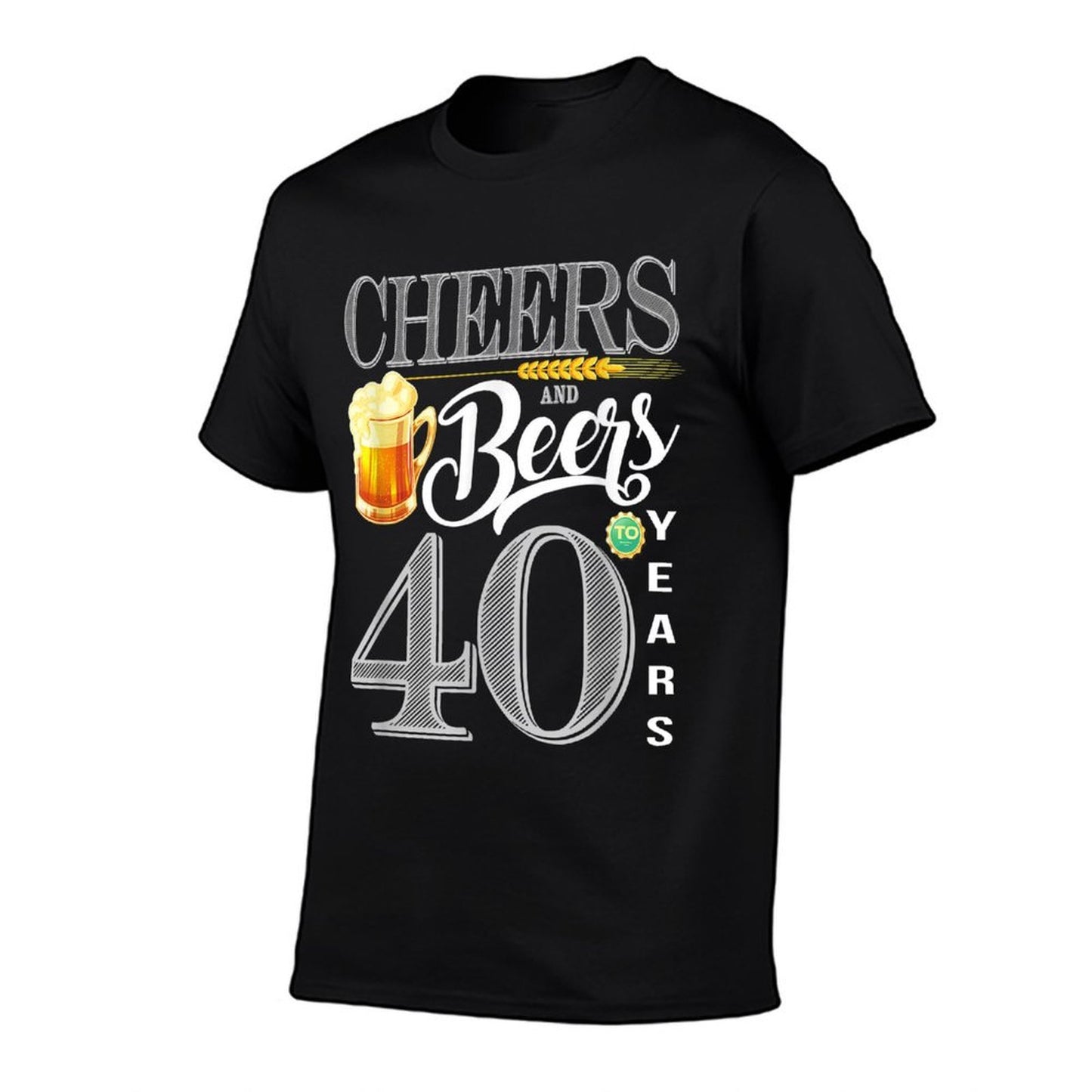 40th Birthday Cheers And Beers To 40 Years Moisture-wicking T-Shirt