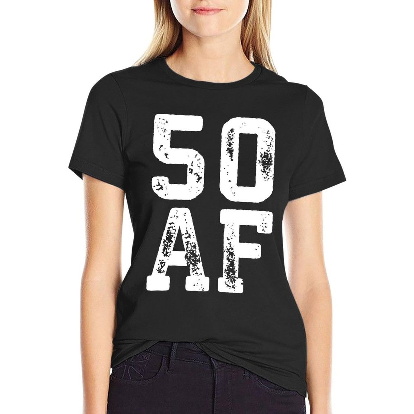 50 AF Men Women 50th Birthday Breathable T-Shirt