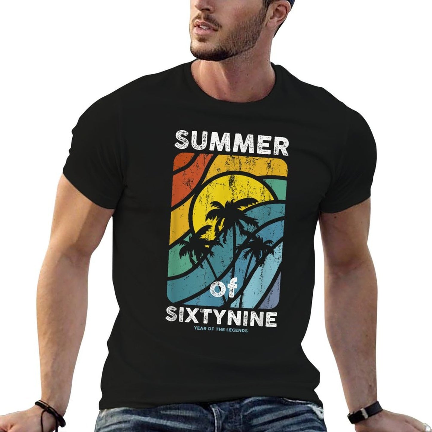 50th Birthday T Summer of 69 Gift Mom Daddy Soft T-Shirt