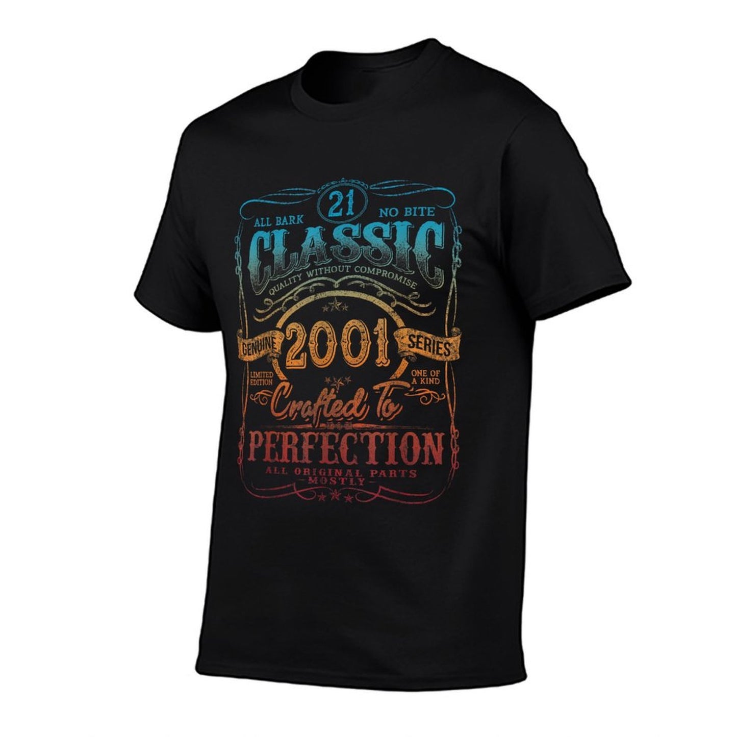 Vintage 2001 Limited Edition 21 Year Old 21st Birthday Soft T-Shirt