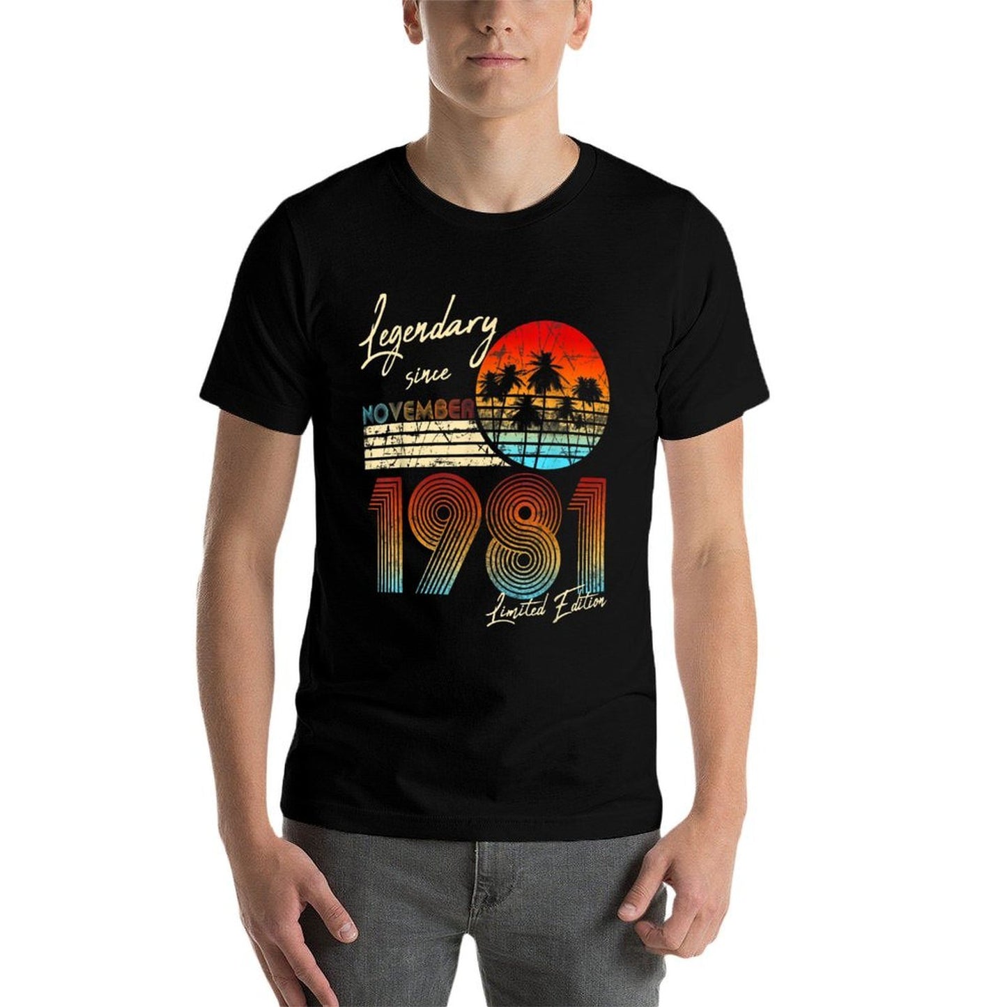 40Thbirthdaygifts Born In November 1981 40Th Birthday Eco-friendly Material T-Shirt