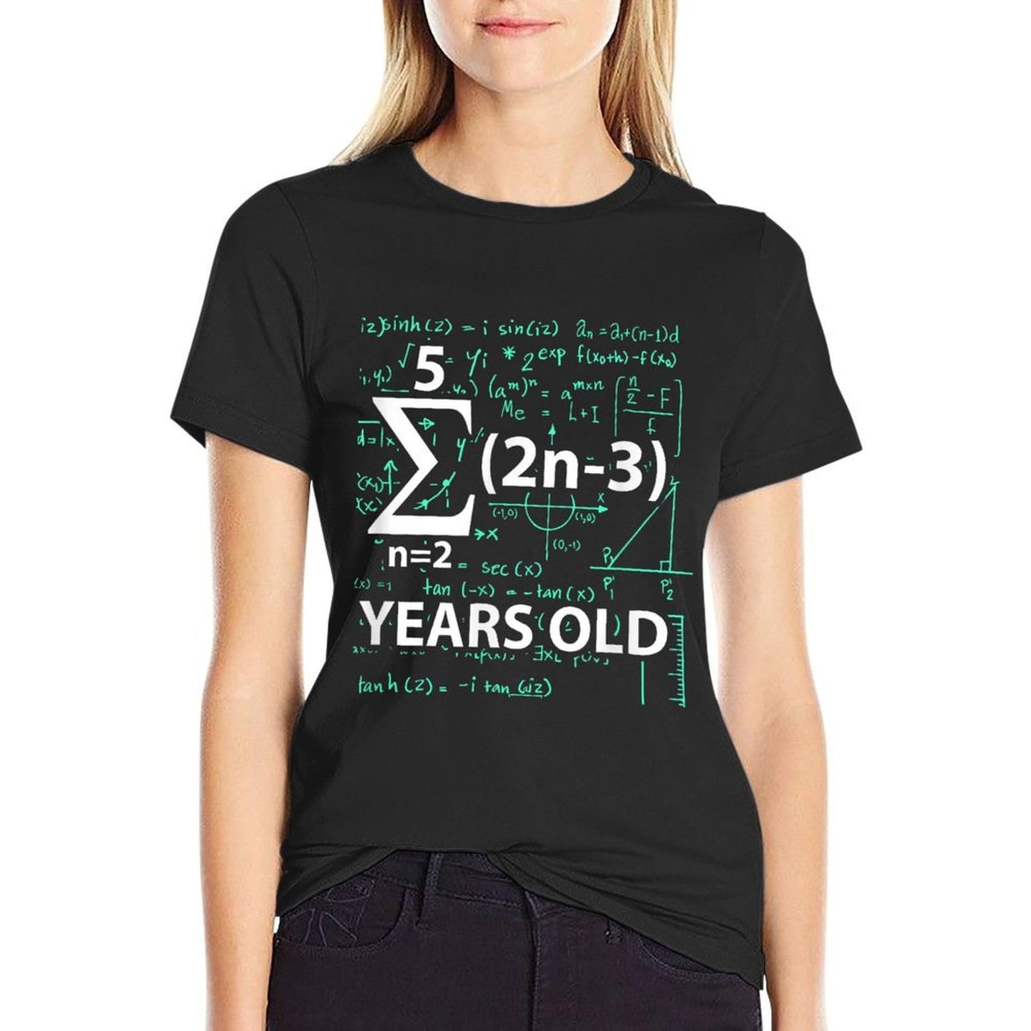 16th Birthday Math Equation Sixteen Years Old Odor-resistant T-Shirt