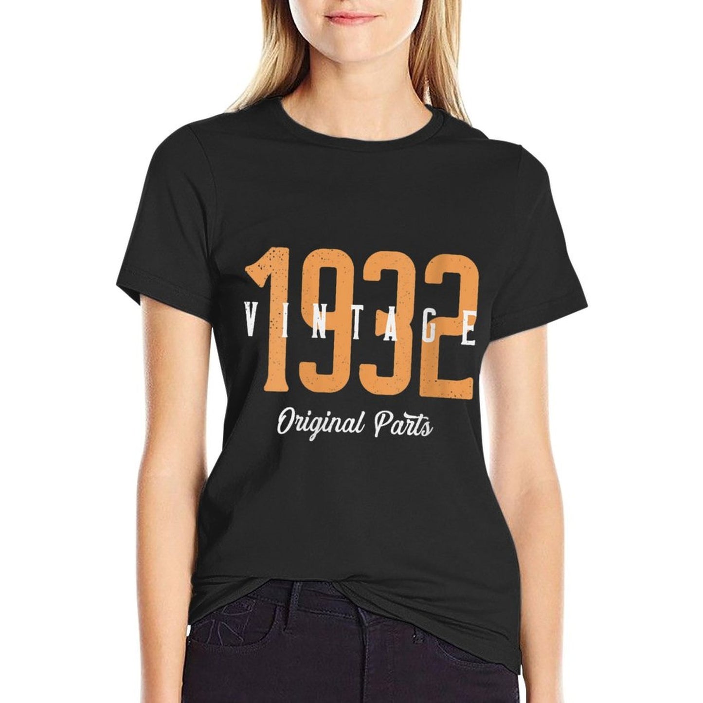 Womens Cool Vintage 90th Birthday Cool 1932 90 Years Old Vintage-inspired T-Shirt