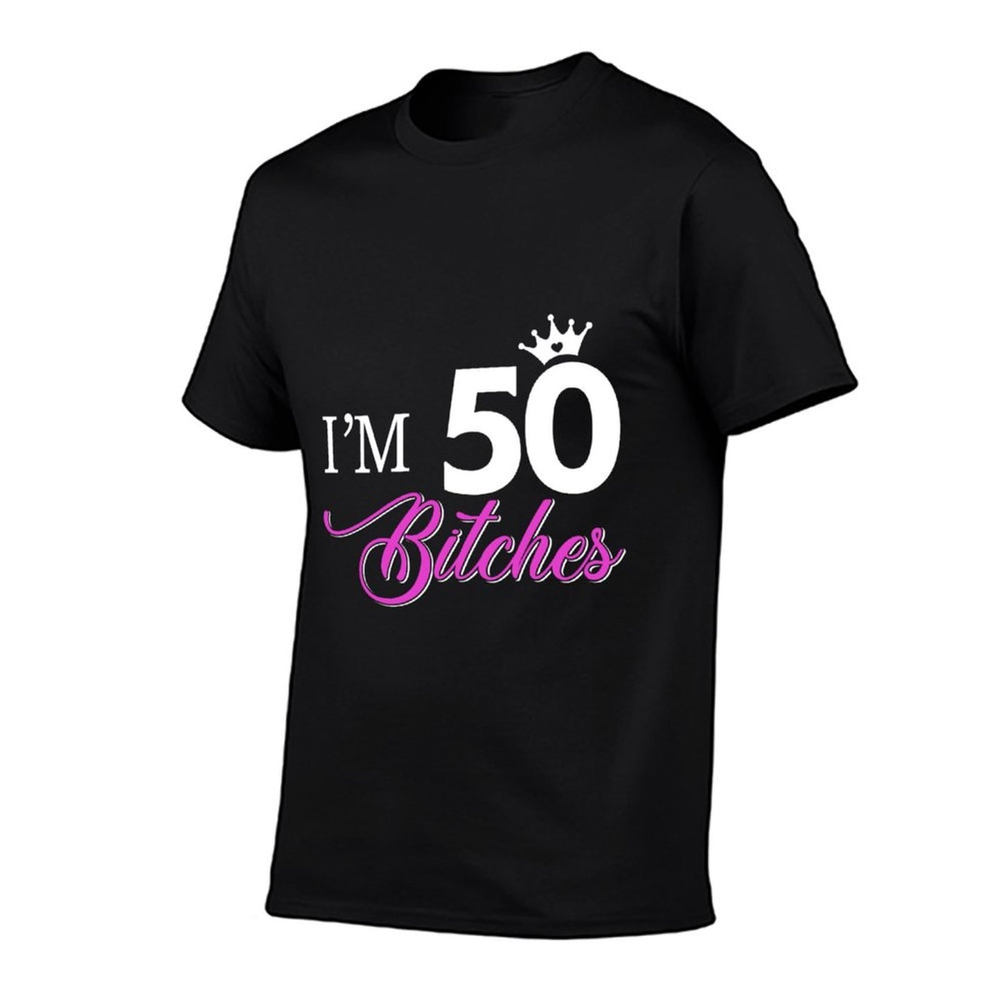 Womens Forty Years Old Birthday Im 50 Bitches Women 50th Trendy Pattern T-Shirt