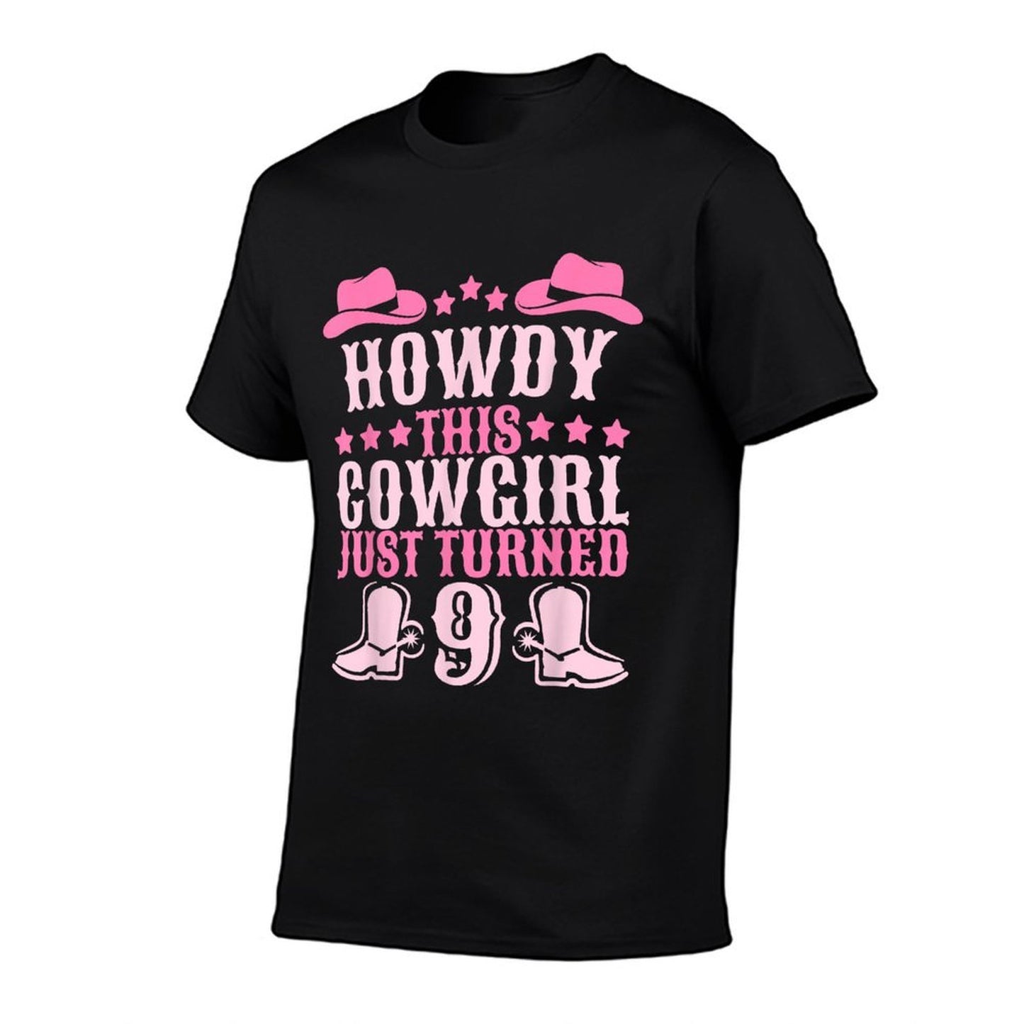 9yr Birthday Cowgirl Western 9 Year Old Girl 9th Birthday Quick-drying T-Shirt