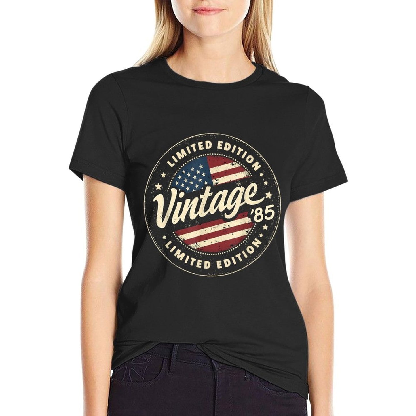 Vintage 40th Birthday Men Born 1985 40 Years Old Bday Mens Slim-fit Cut T-Shirt