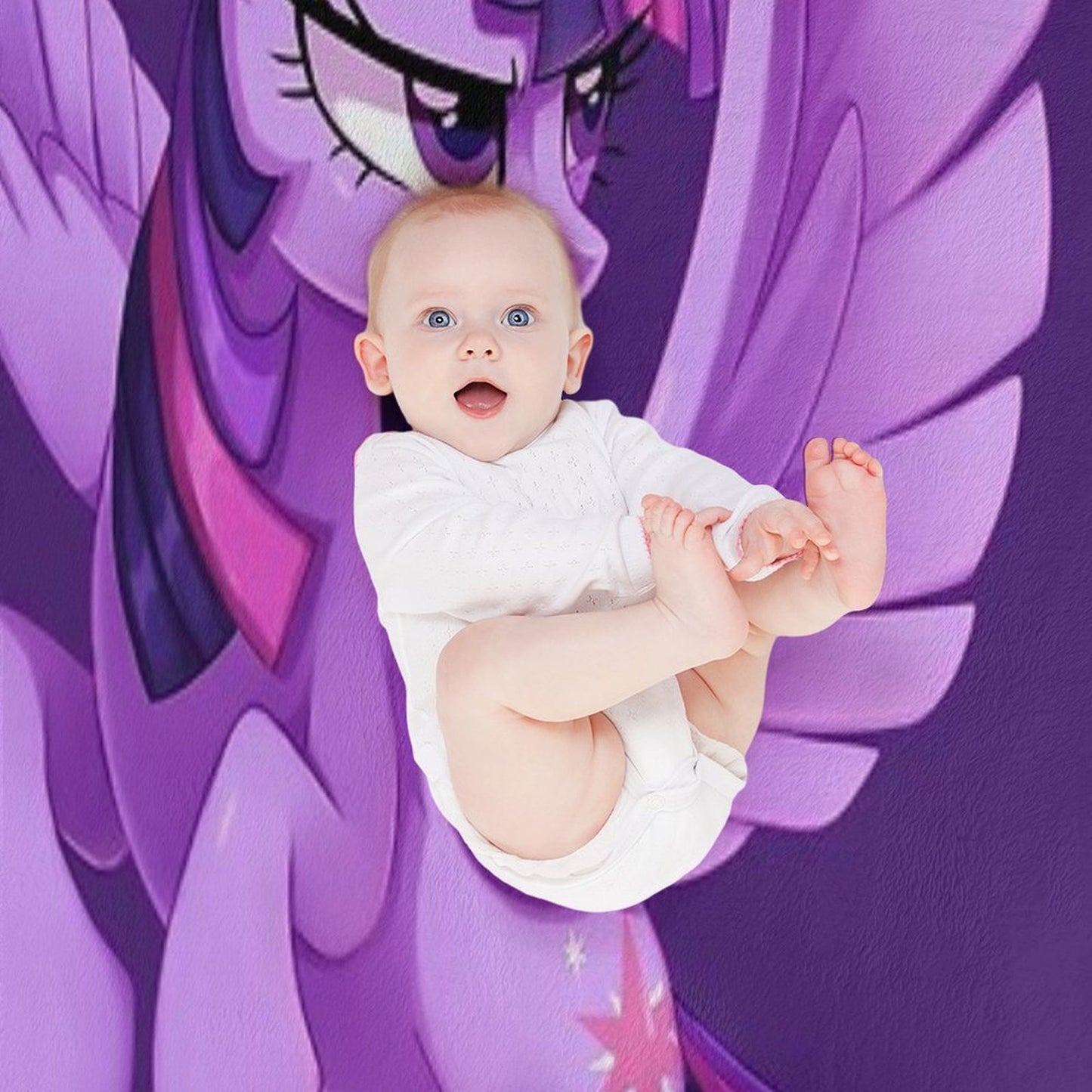 Twilight Sparkle Machine-washable Throw Blanket