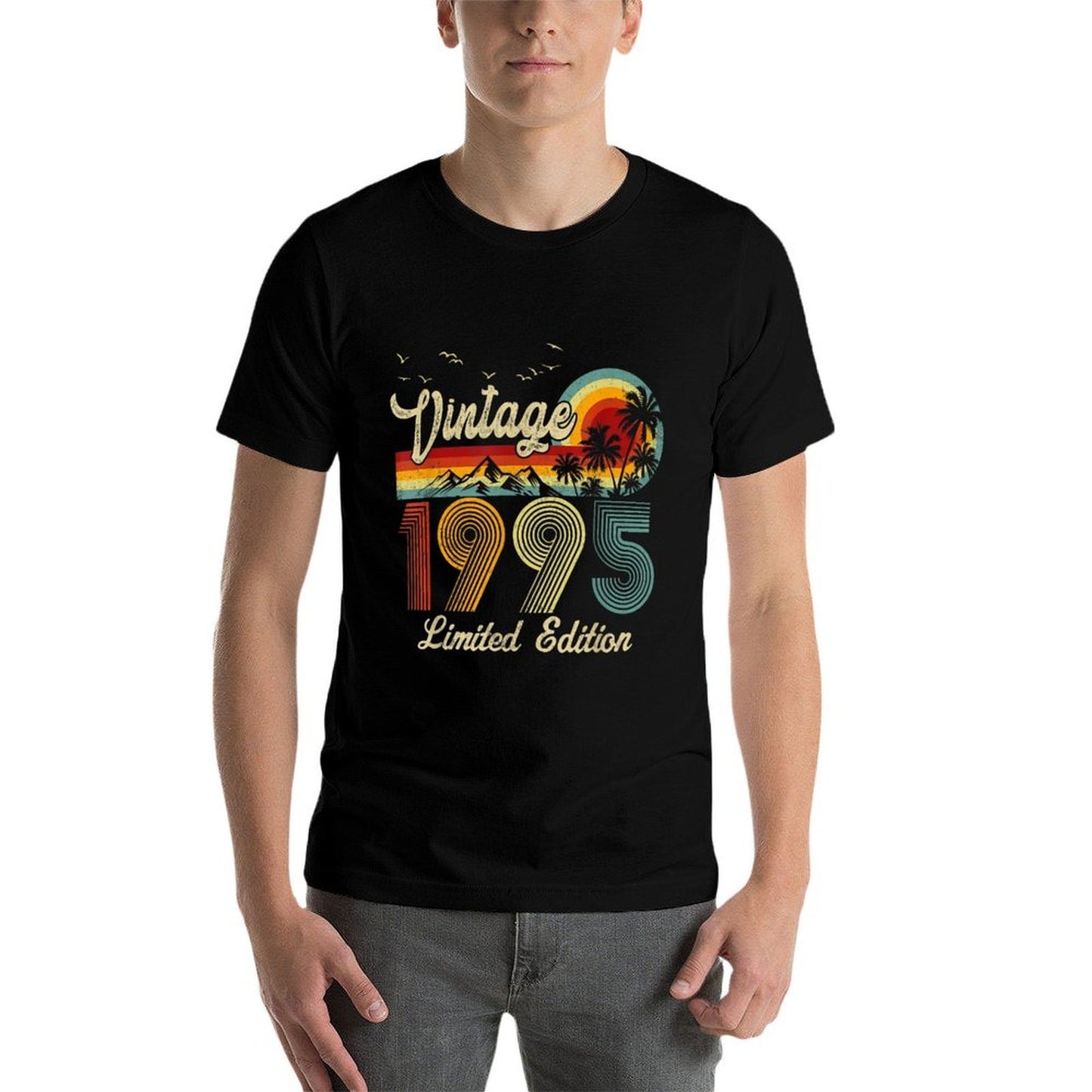 Vintage 1995 30th Birthday Funny Born In 1995 30 Year Old Moisture-wicking T-Shirt