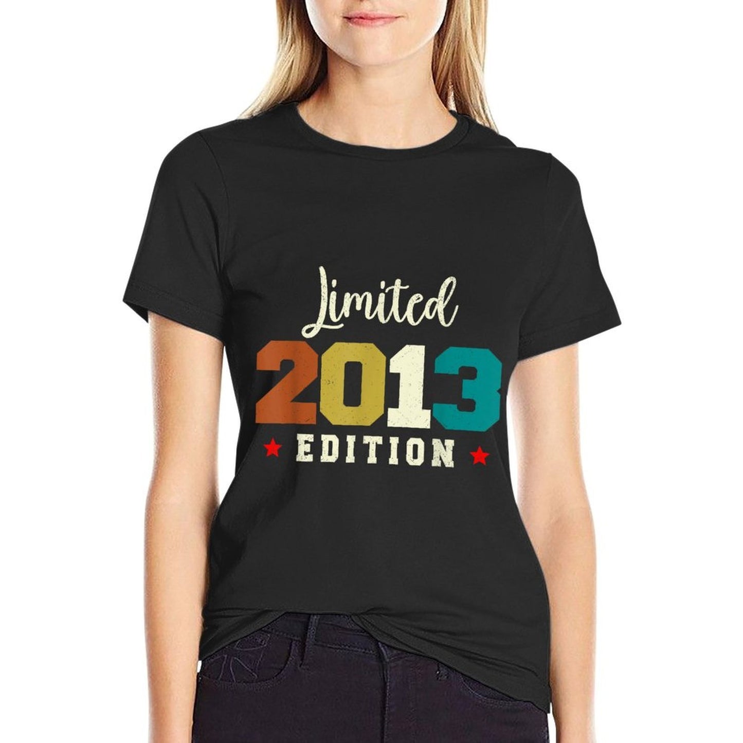 2013 Vintage Limited Edition Birthday Slim-fit Cut T-Shirt