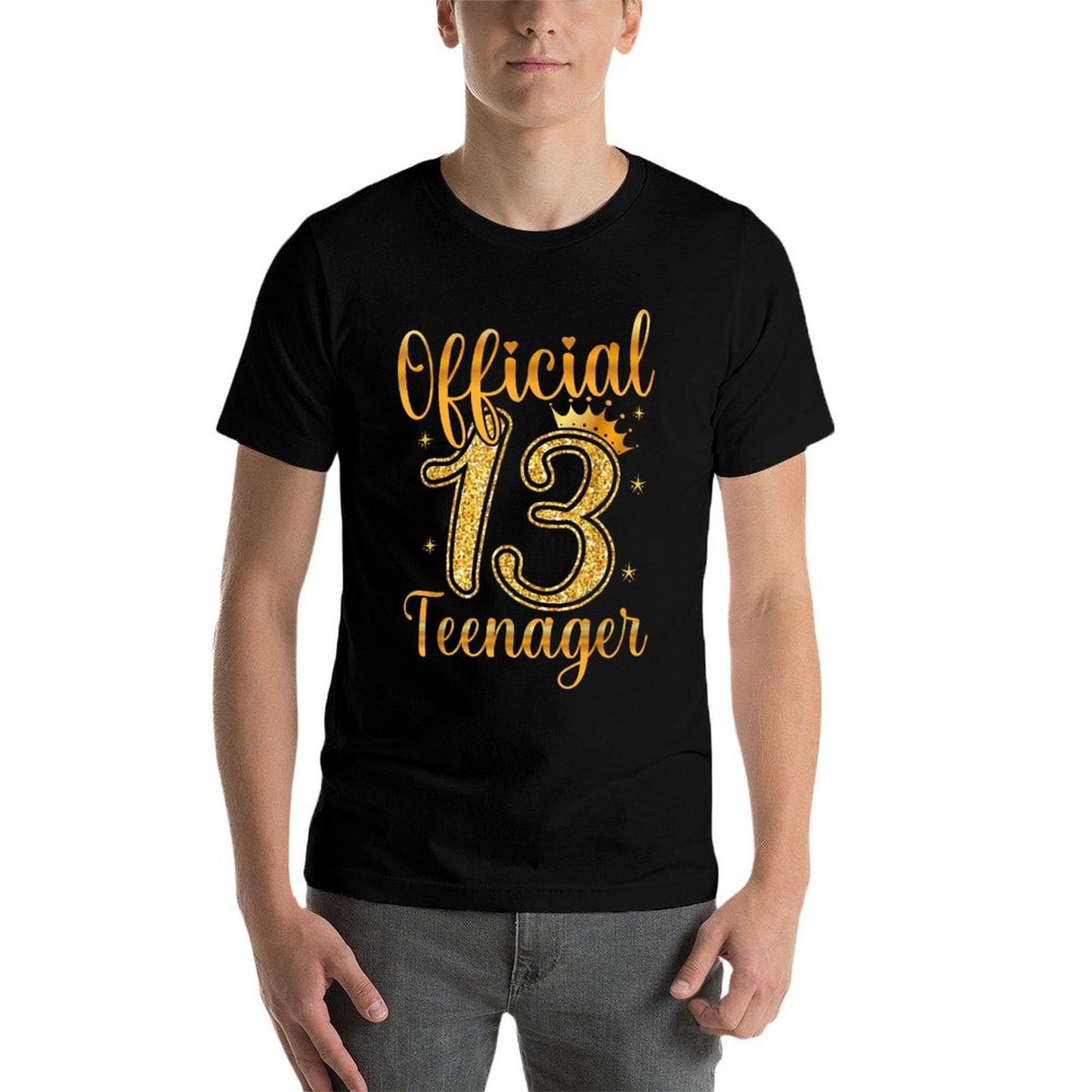 13th Birthday Girls 13 Yearsnnager Birthday Fade-proof Color T-Shirt