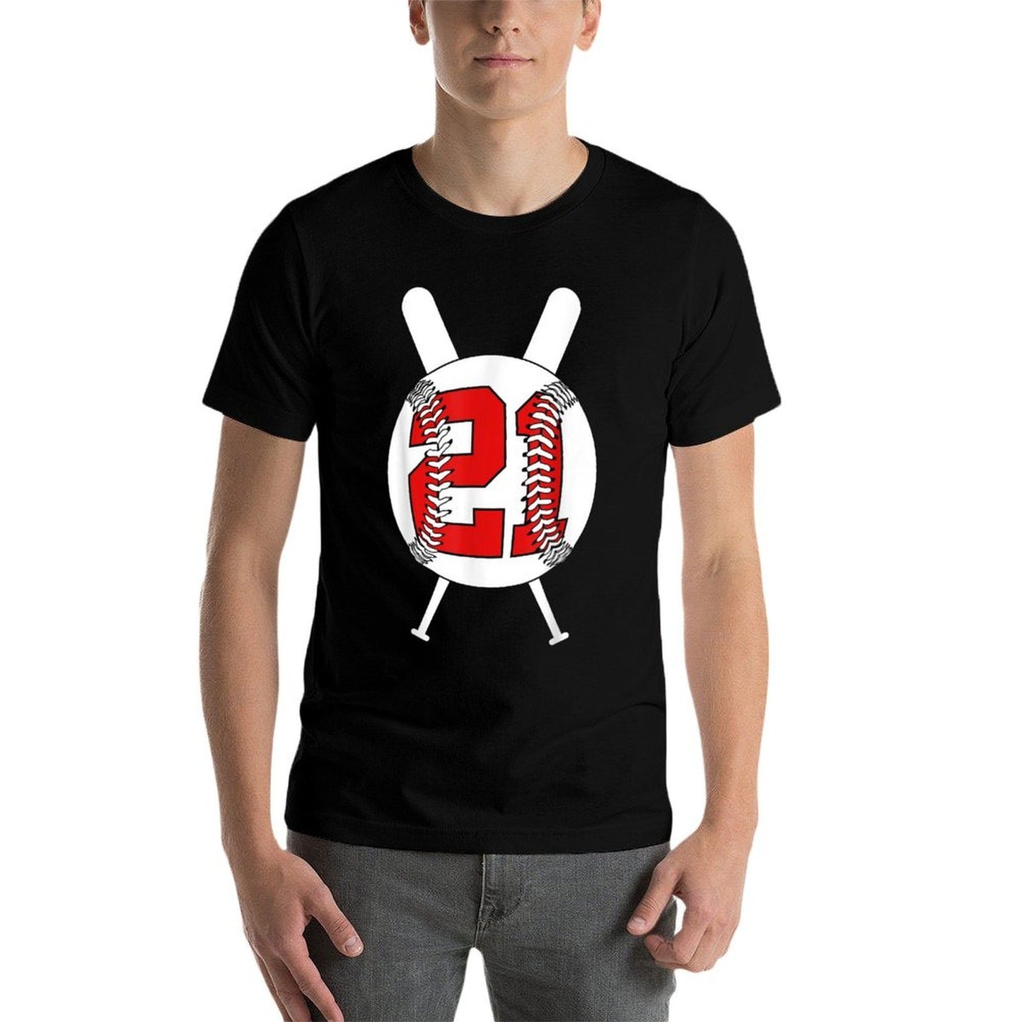 21 YEARS BASEBALL 21ST BIRTHDAY Lightweight T-Shirt