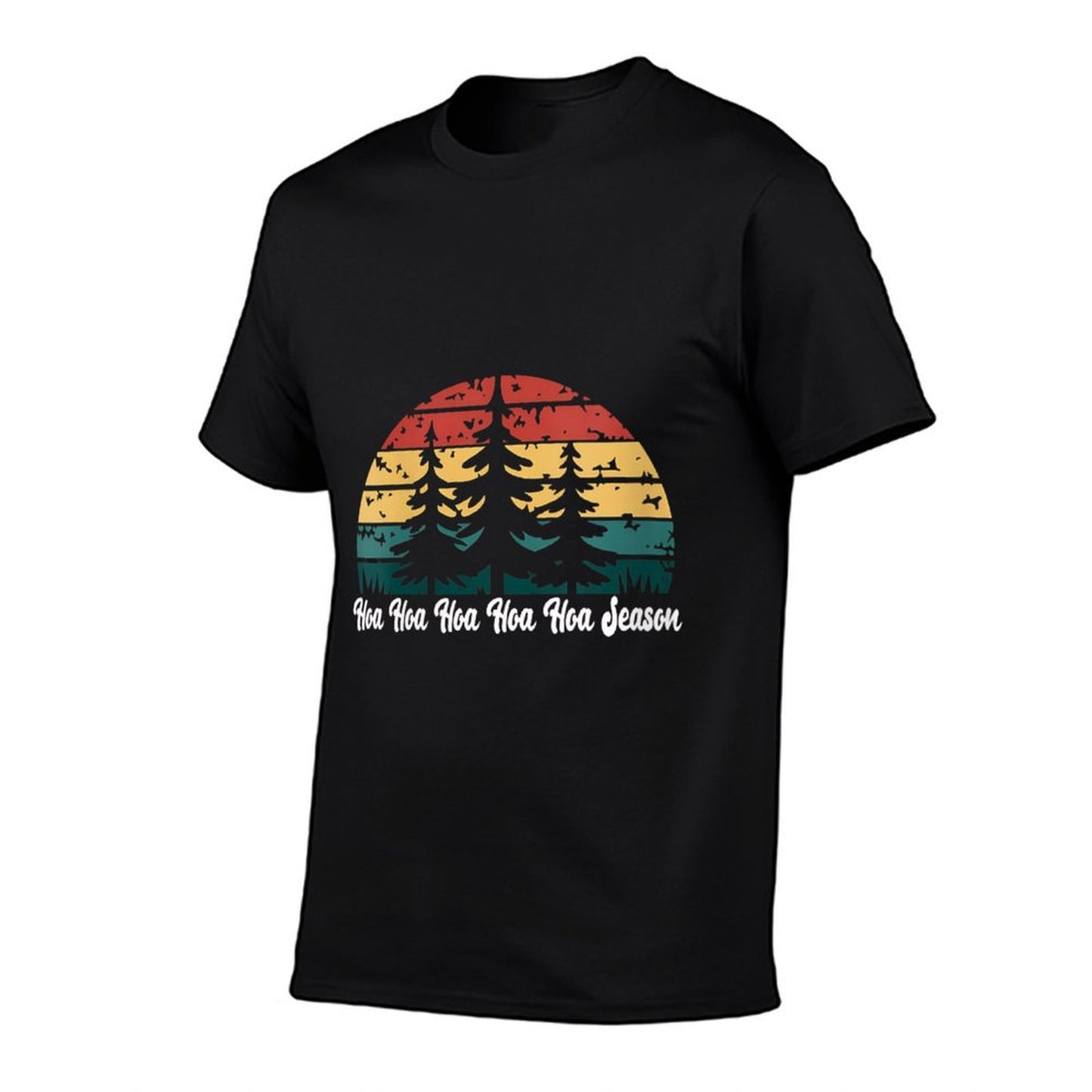 Womens Hoa Hoa Hoa Hoa Hoa Cozy Season Twilight Lover Pine Forest Cotton T-Shirt