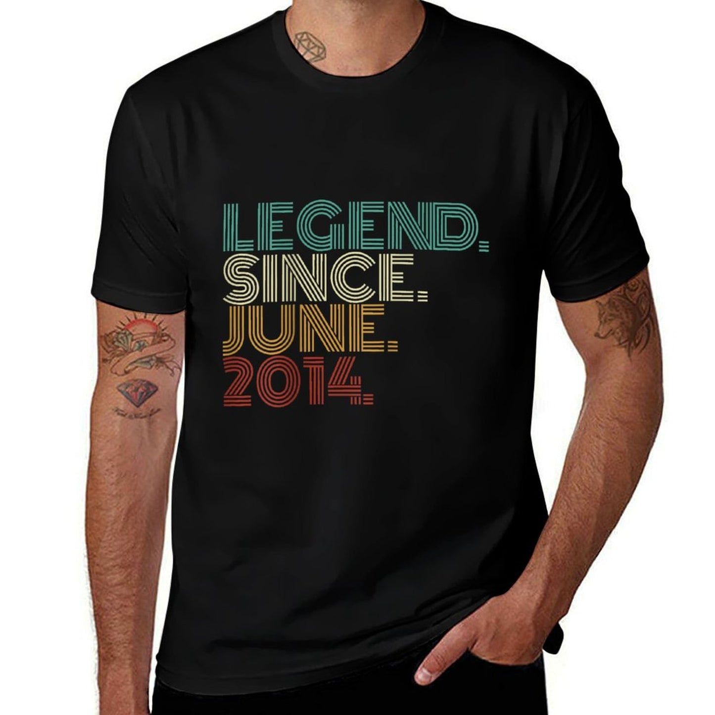 11 Years Old Legend Since June 2014 11th Birthday Easy-care T-Shirt
