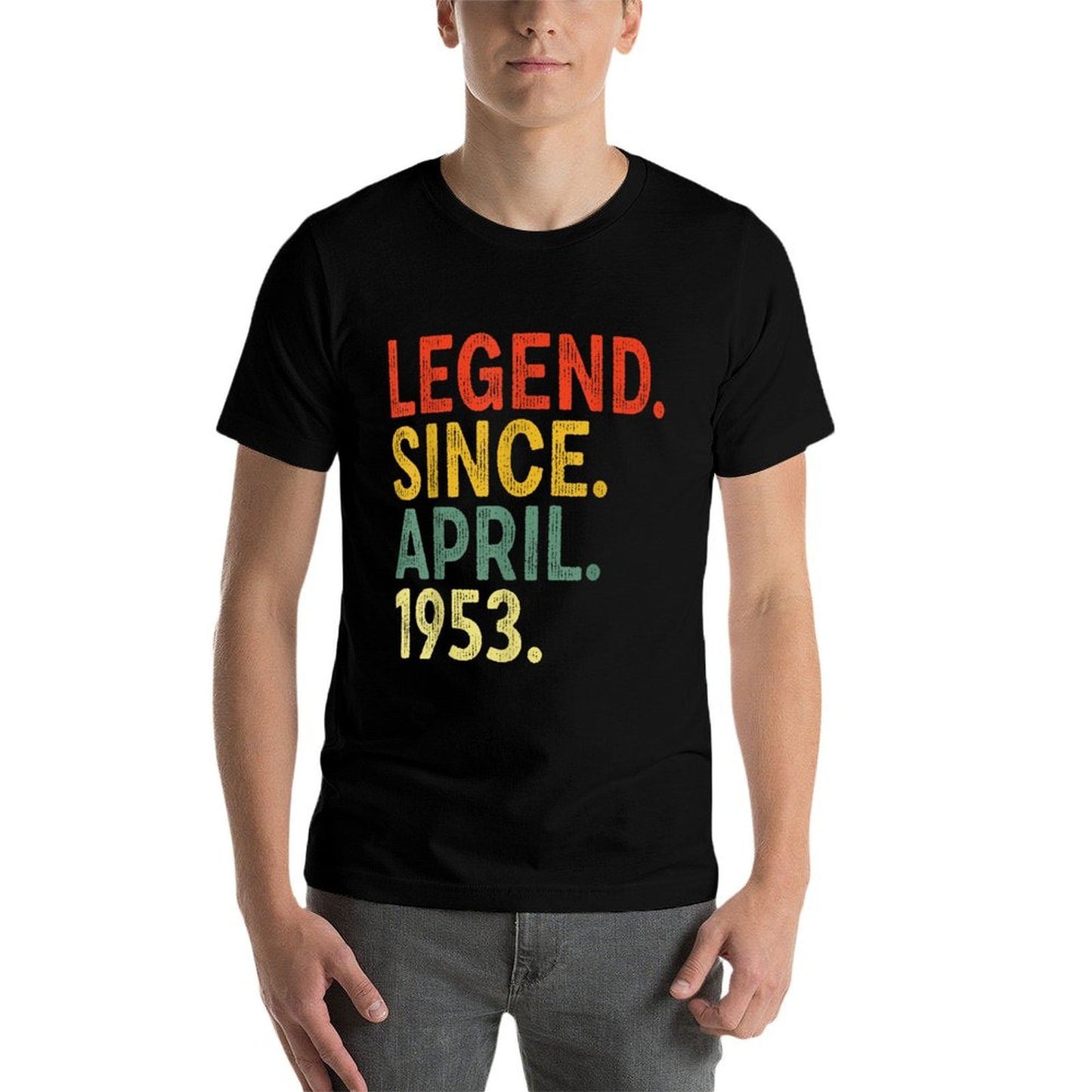 70 Year Old Legend Since April 1953 70th Birthday Eco-friendly Material T-Shirt