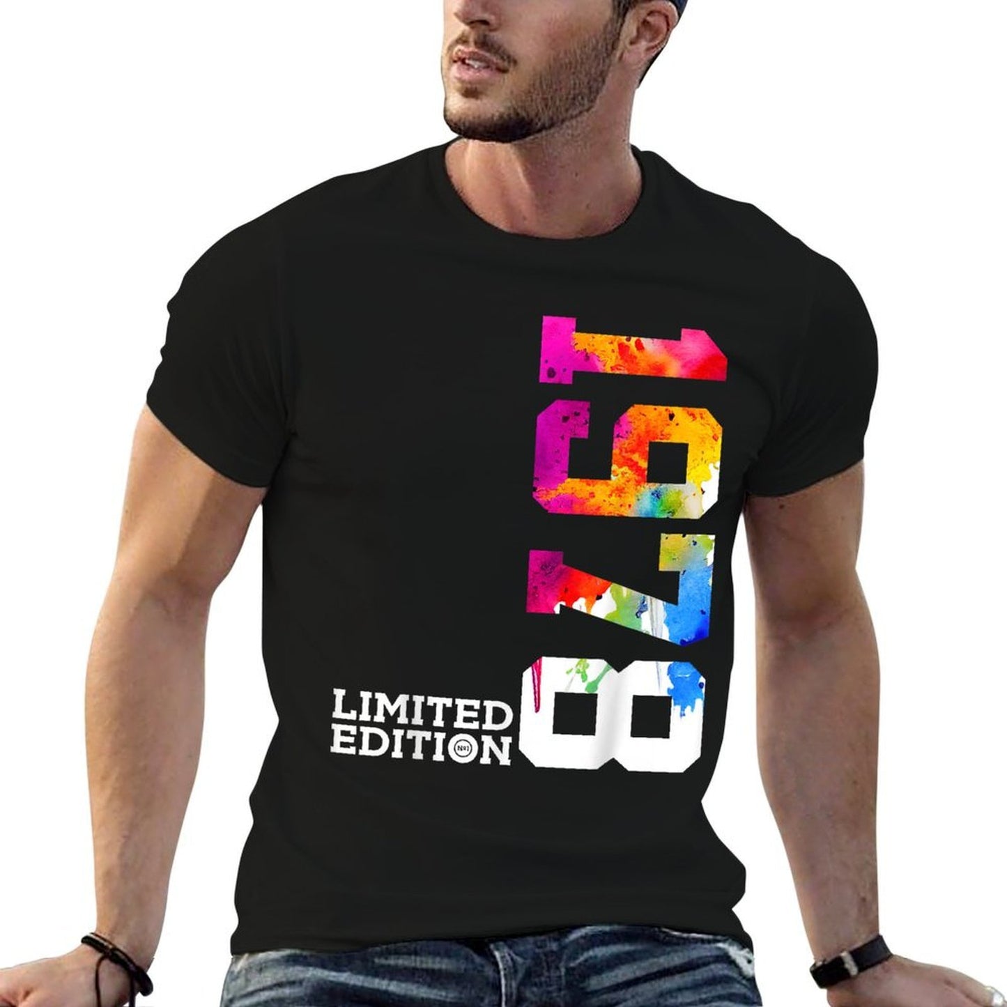 47 YEARS 47TH BIRTHDAY LIMITED EDITION 1978 Oversized Silhouette T-Shirt