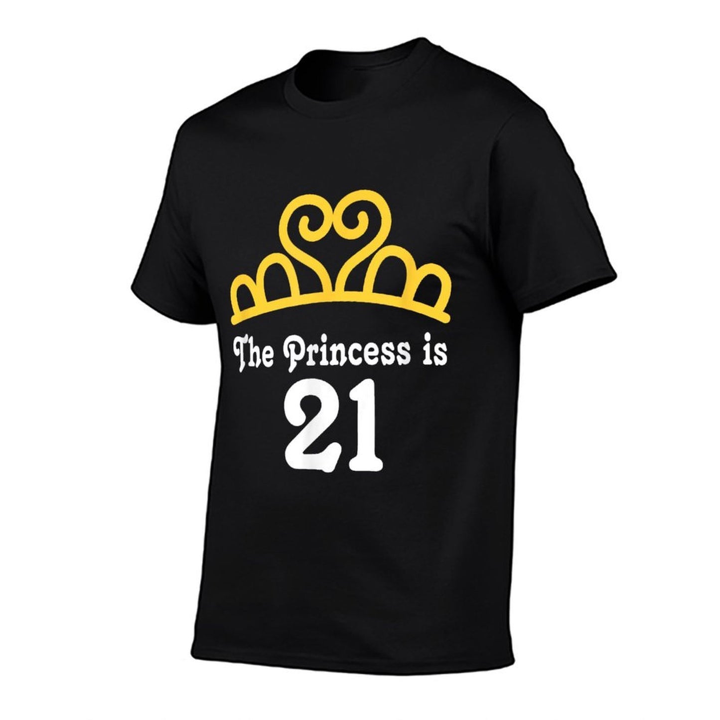 21st Birthday T-shirt Princess Is 21 Crown Photo Soft T-Shirt