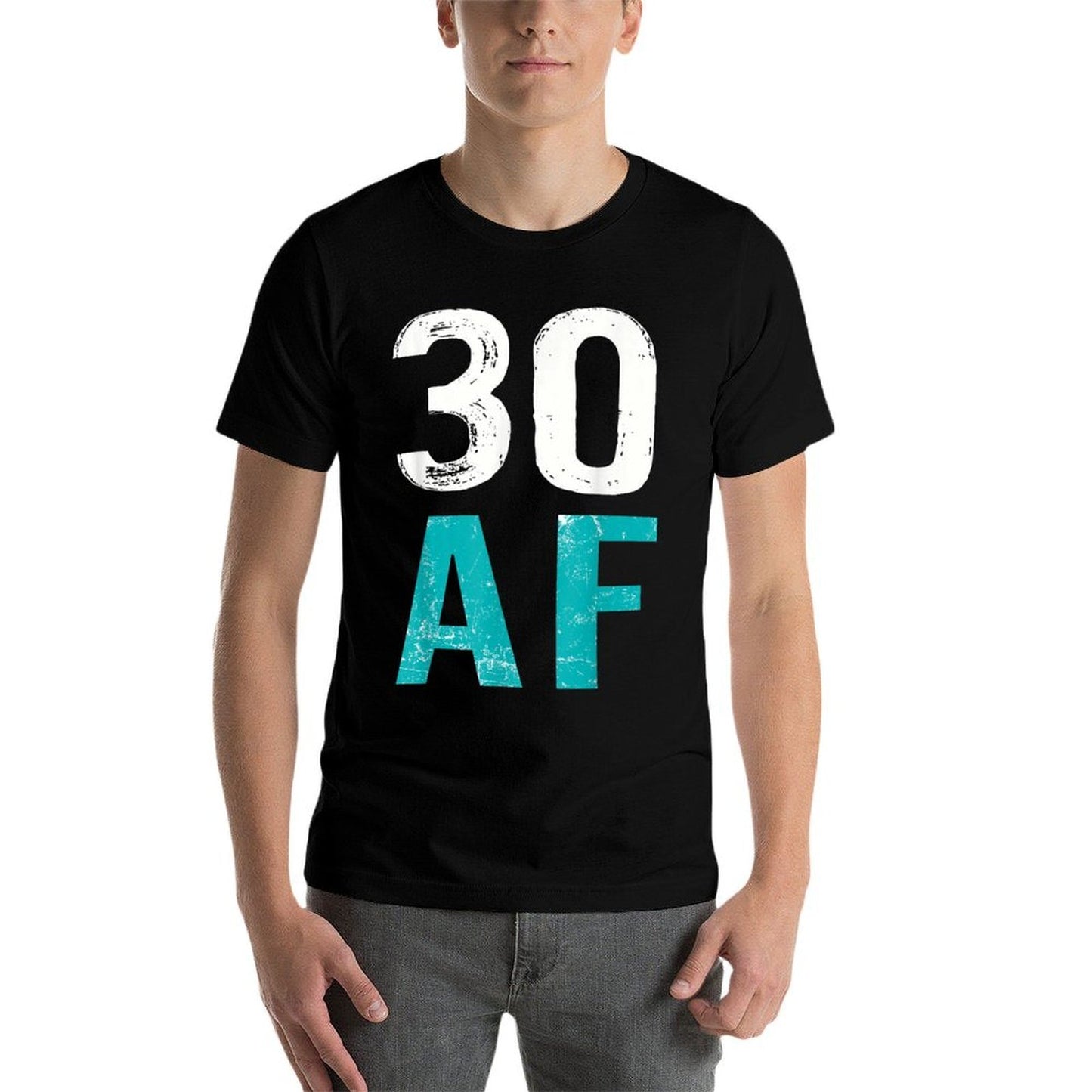 30 AF 30th Birthday Vintage Summer-ready Fabric T-Shirt