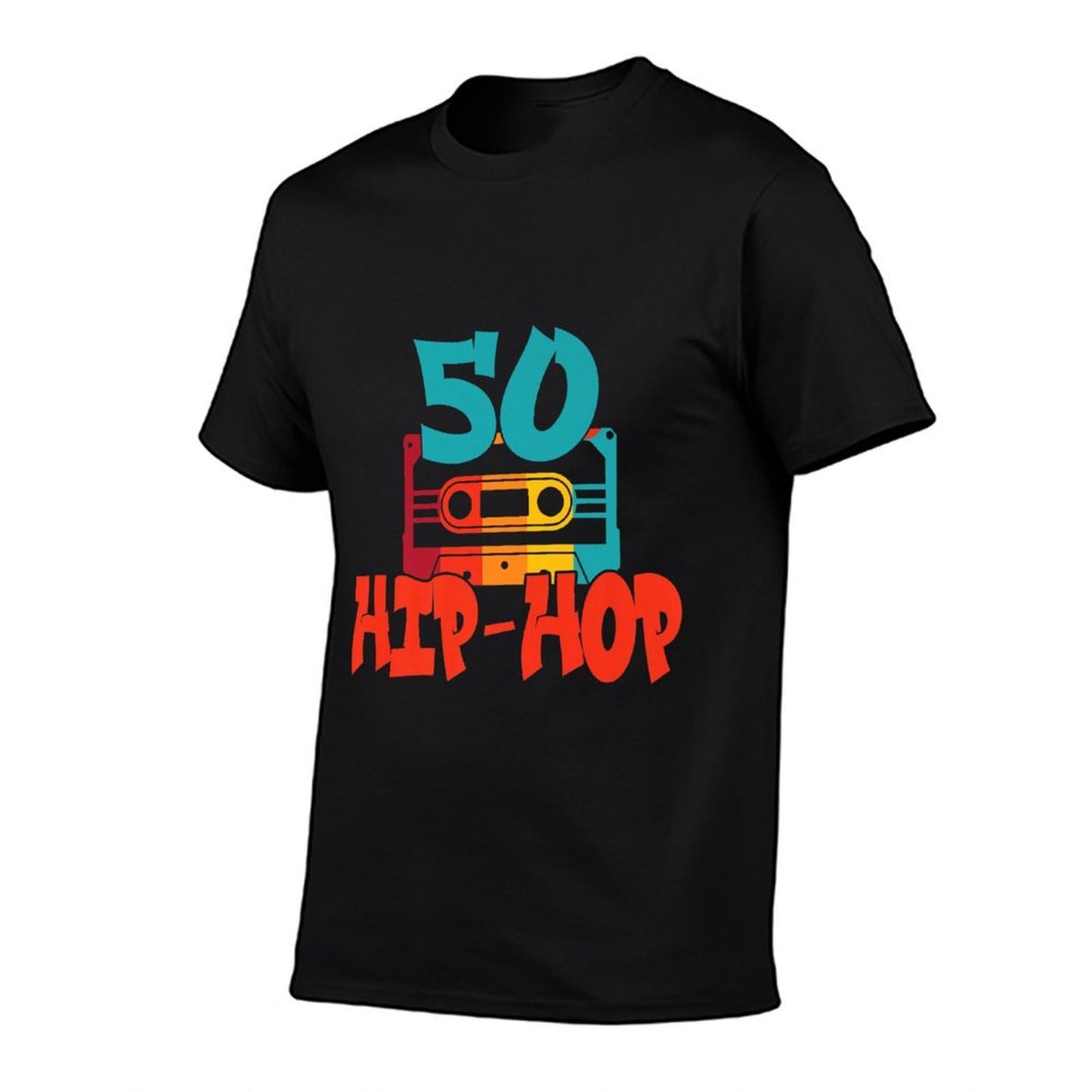 50th Years Of Retro Hip Hop Music Fans 50th Birthday Premium Cotton T-Shirt