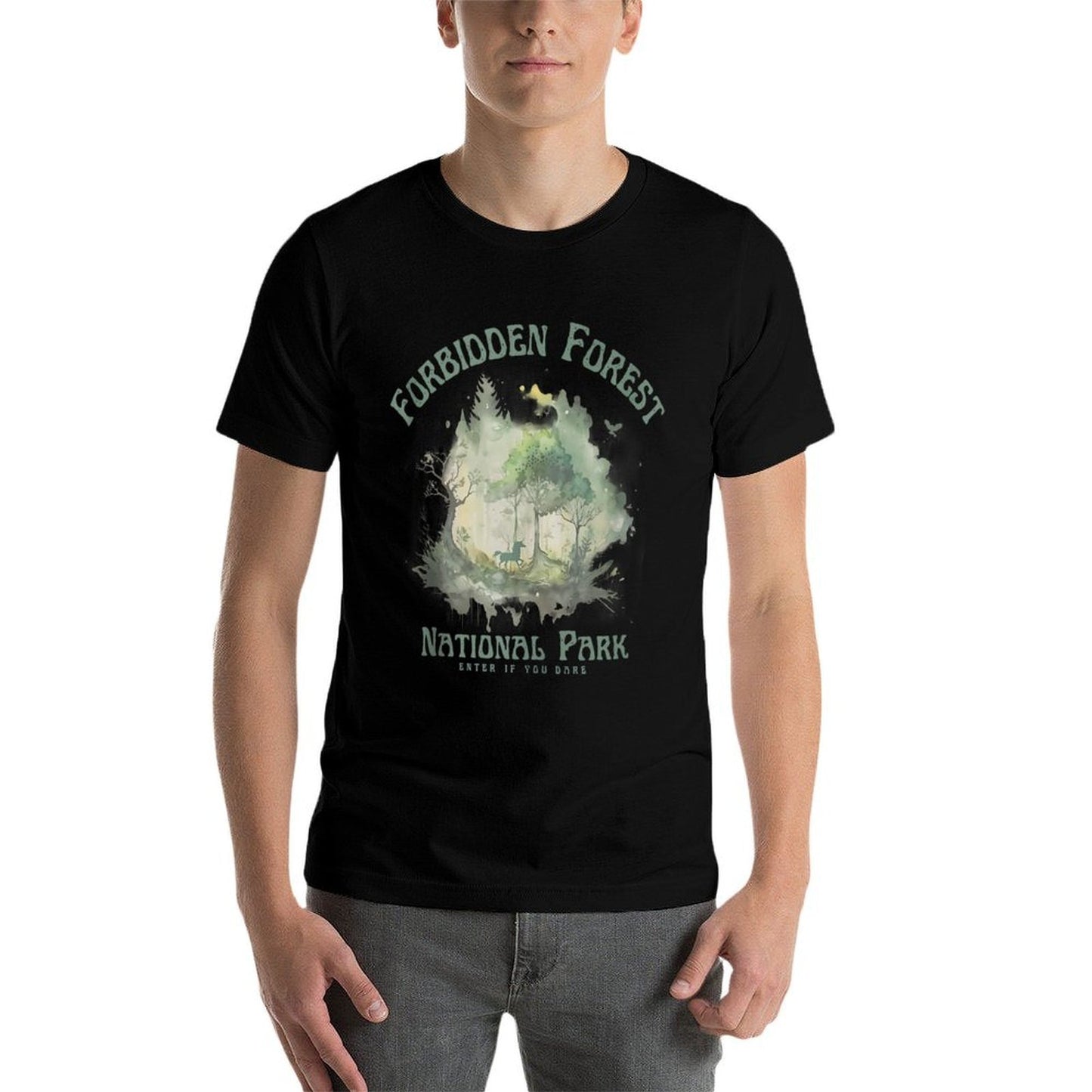 Visit The Forbidden Forest National Park Hiking Camping Easy-care T-Shirt