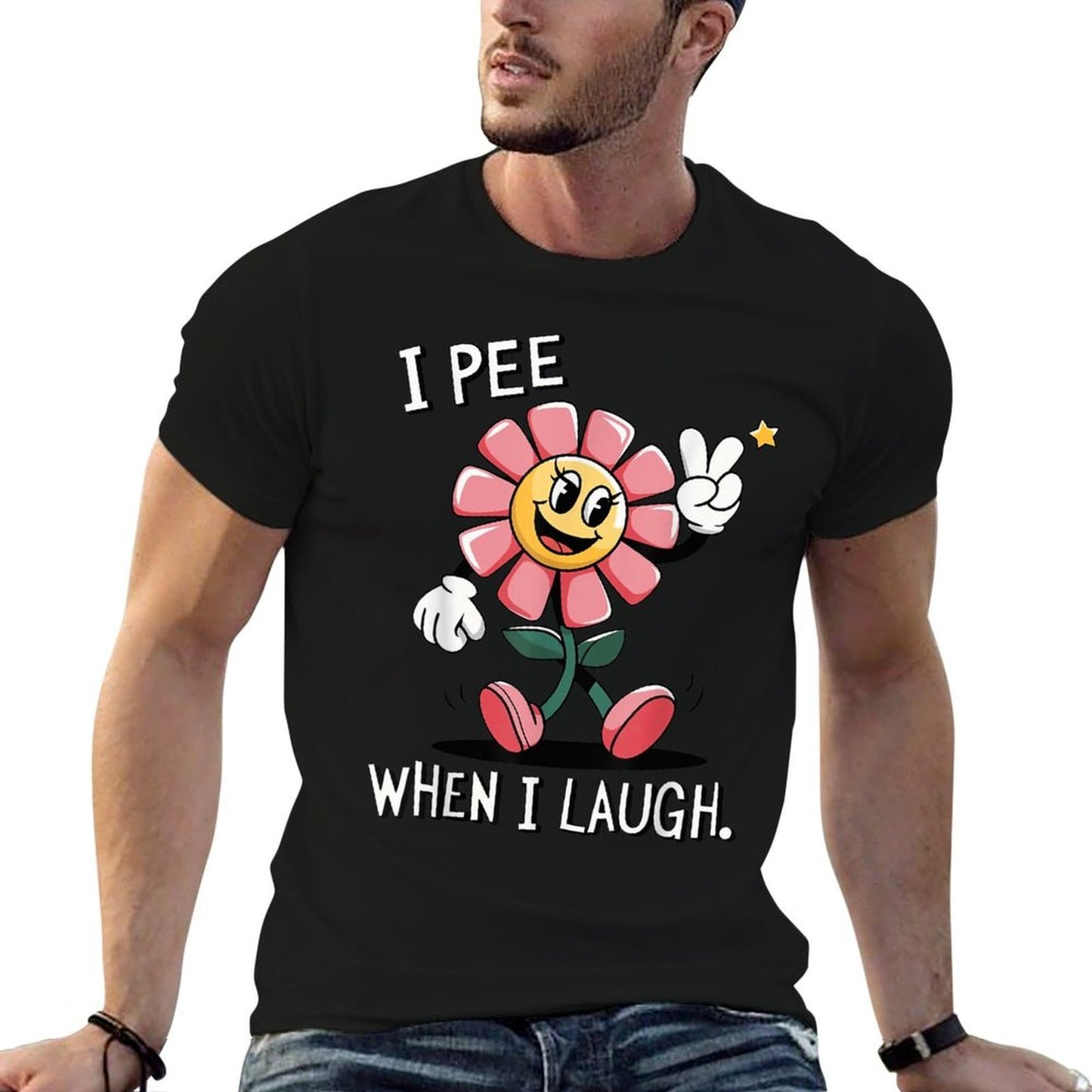 When I Laugh Embarrassing Humor Offensive Inappropriate Affordable Price T-Shirt