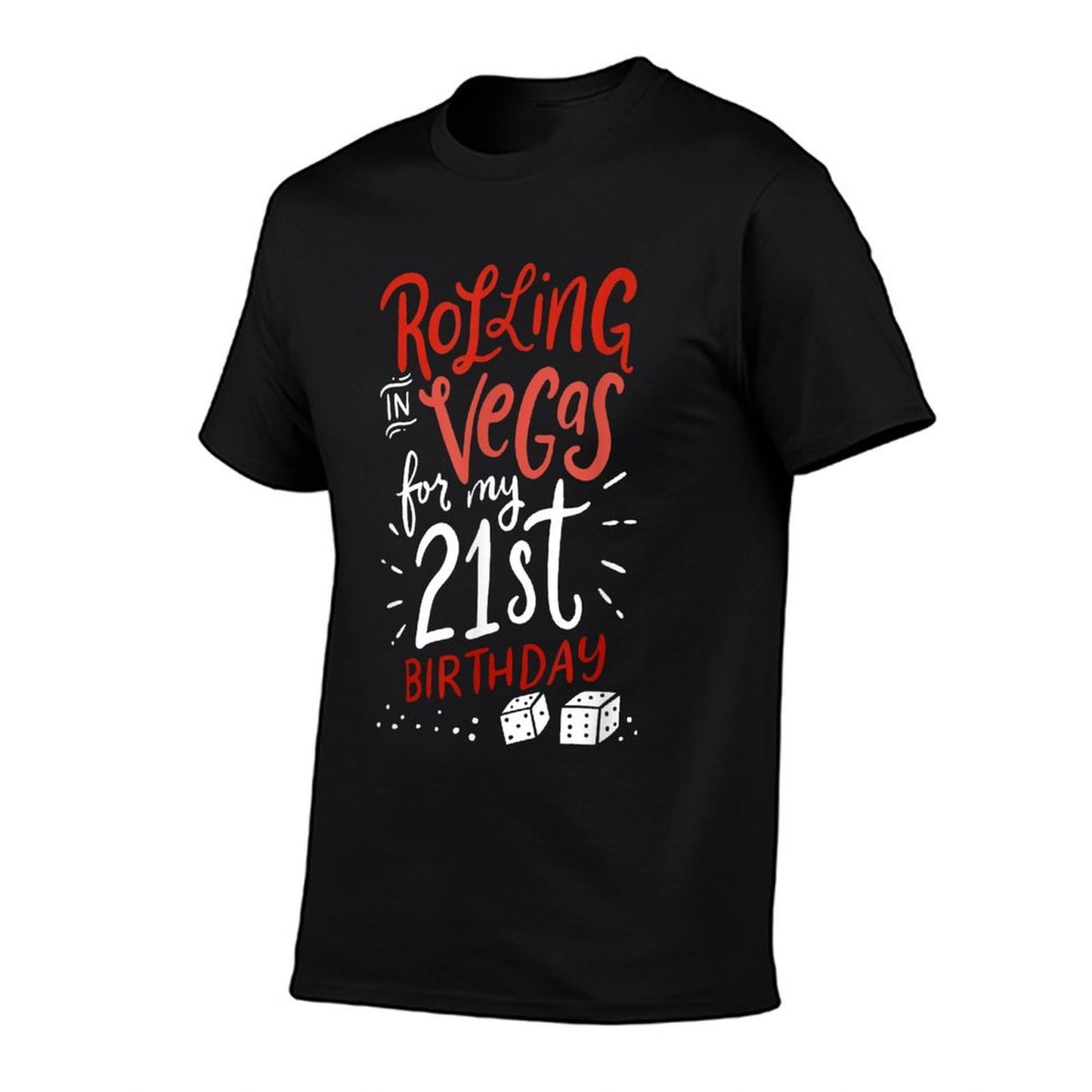 21st Birthday I Funny Las Vegas Gambling Casino Trendy Pattern T-Shirt