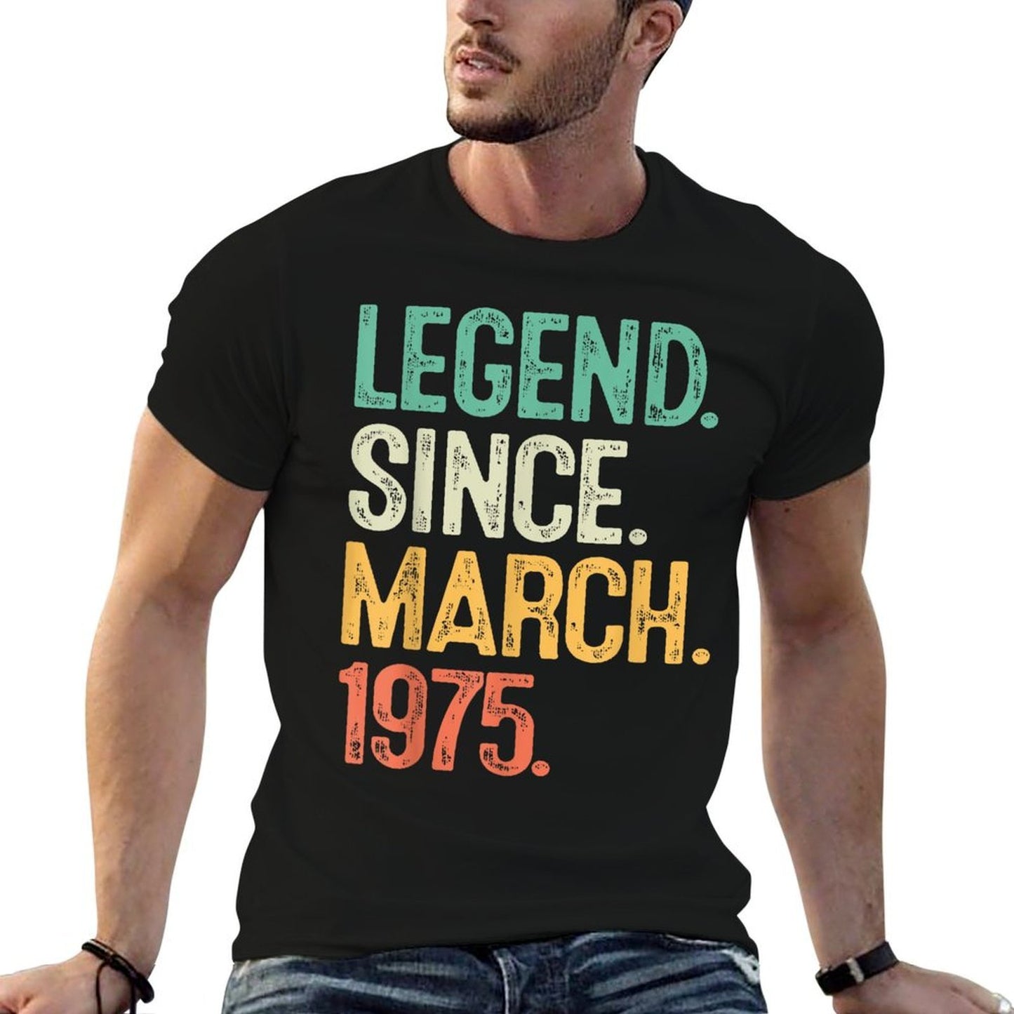 50 Year Old Gifts Legend March 1975 50th Birthday Men Women Classic T-Shirt
