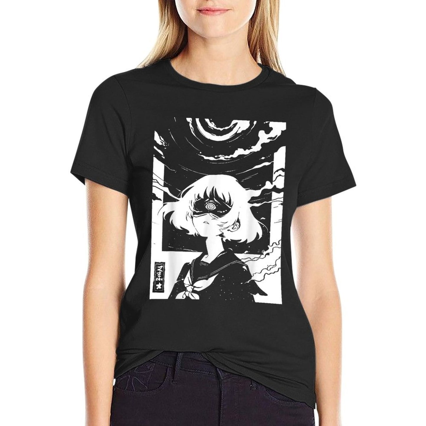 Yume Kawaii Anime Manga Horror Pastel Goth Japan Harajuku Slim-fit Cut T-Shirt