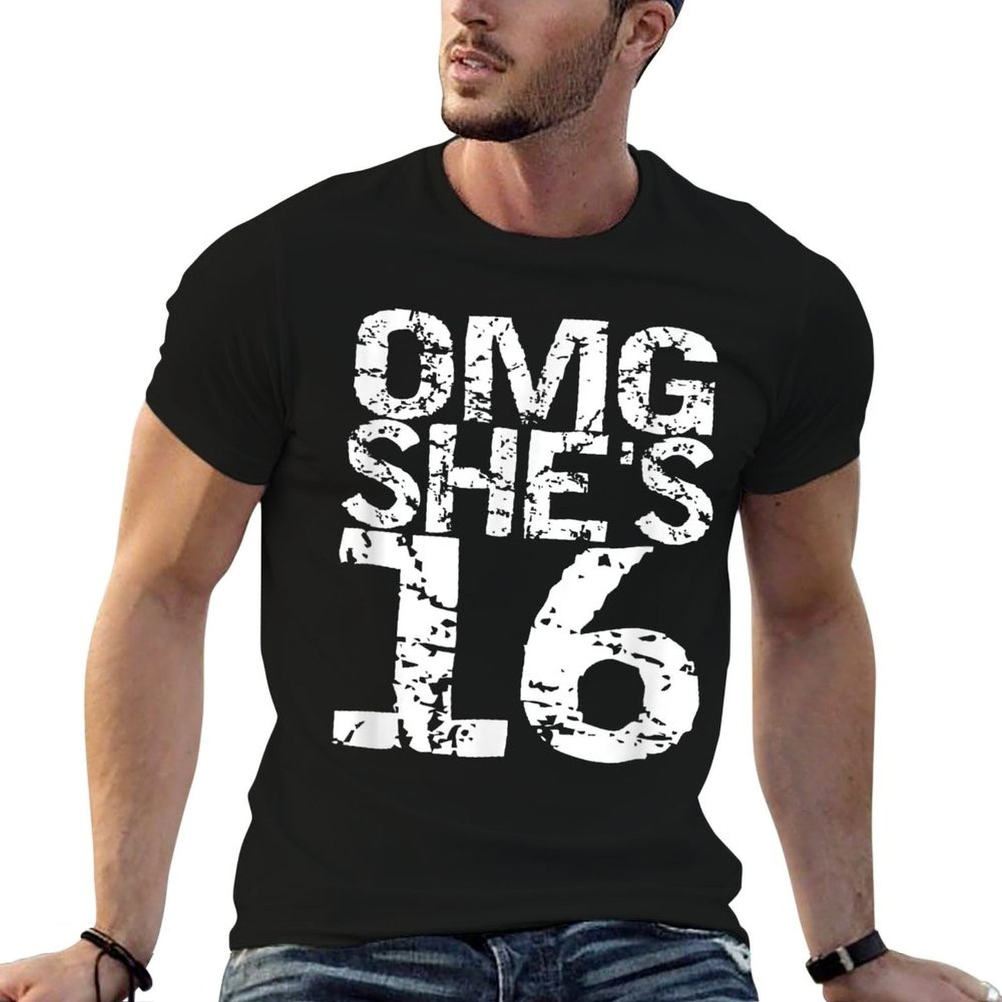 16th Birthday Gift Sweet 16 Group Photo Outfit OMG Her Classic T-Shirt