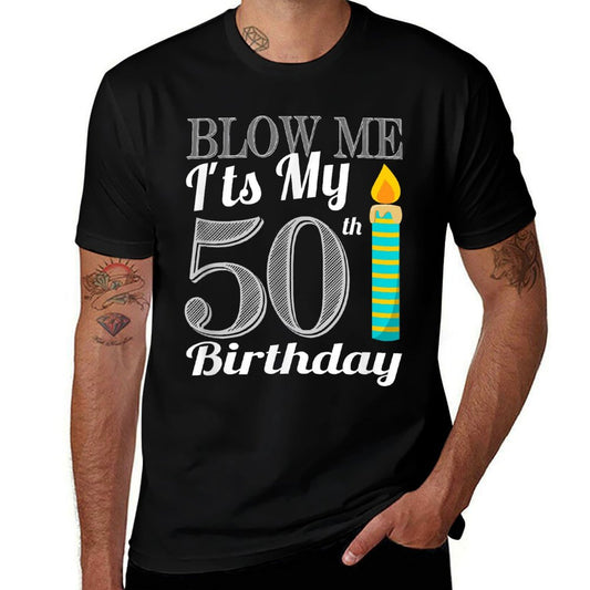 50th Birthday Funny 50 Years Old Gift  Tagless Design T-Shirt
