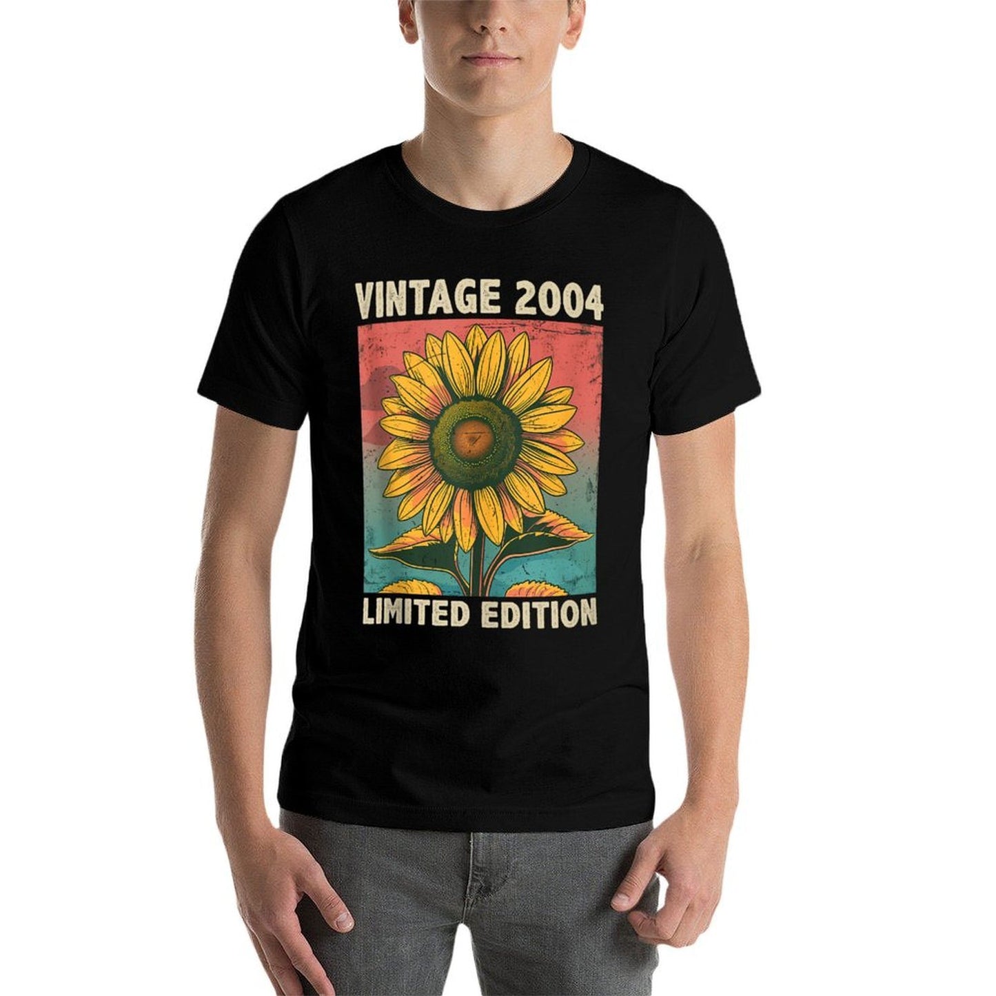 21 Years Old Gift Vintage 2004 Sunflower Lover 21st Birthday  Versatile T-Shirt