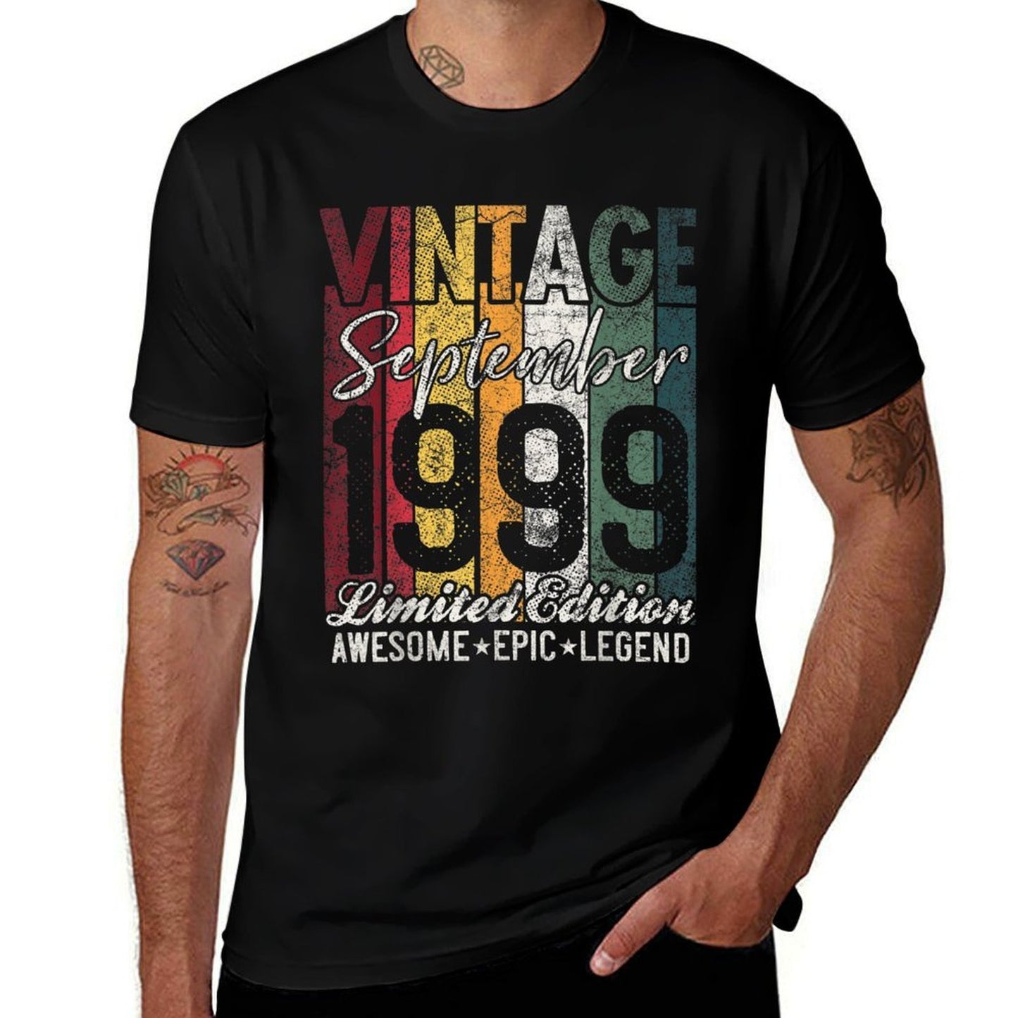 Vintage Born September 1999 21 Years Old 21st Birthday Gifts  Graphic-printed T-Shirt