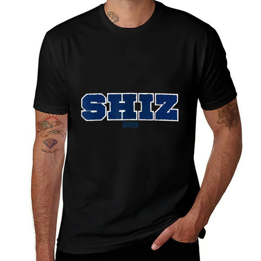 Wicked Shiz University Collegiate Faux Embroidery  High-quality Stitching T-Shirt
