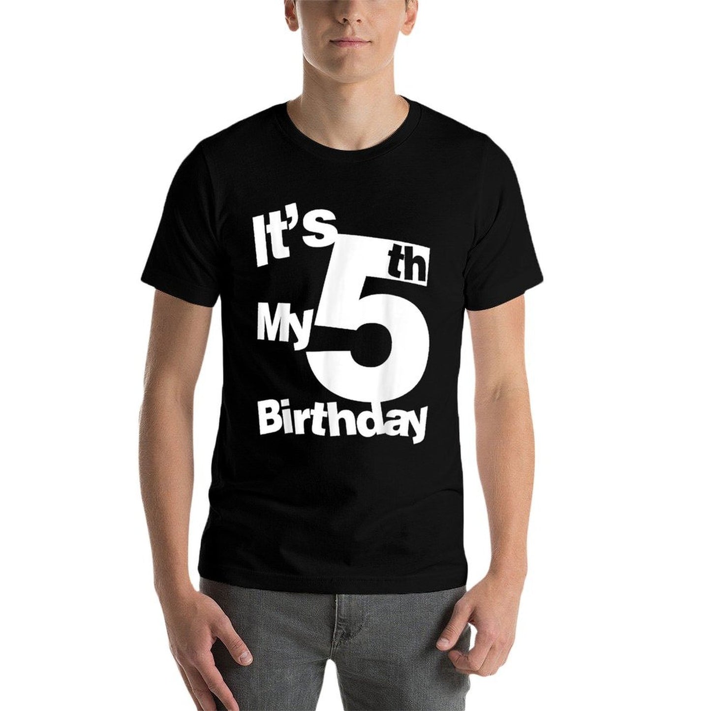 5th Birthday Its My 5th Birthday 5 Year Old Birthday  Durable T-Shirt